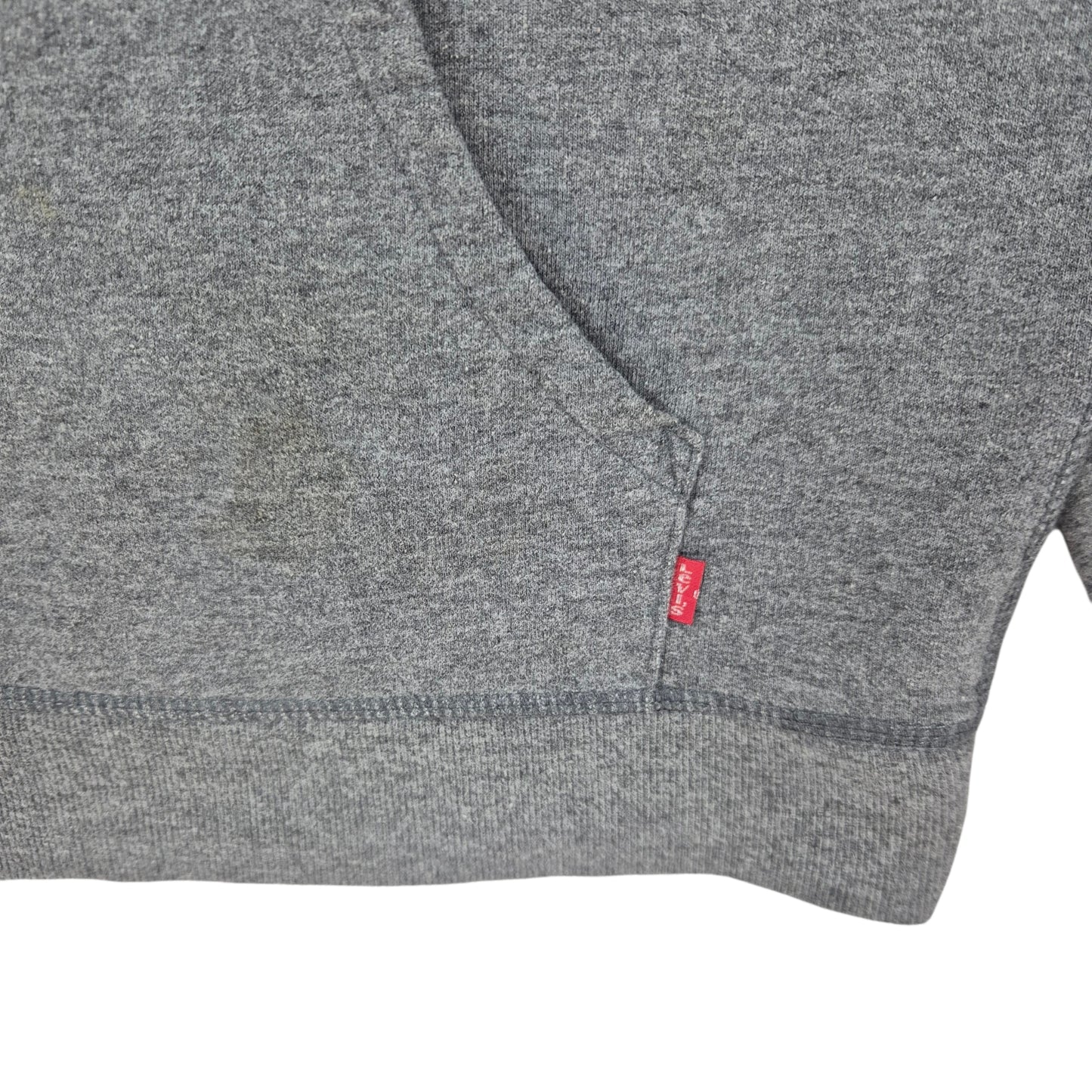 Levis Grey Monogram Hoodie Size M