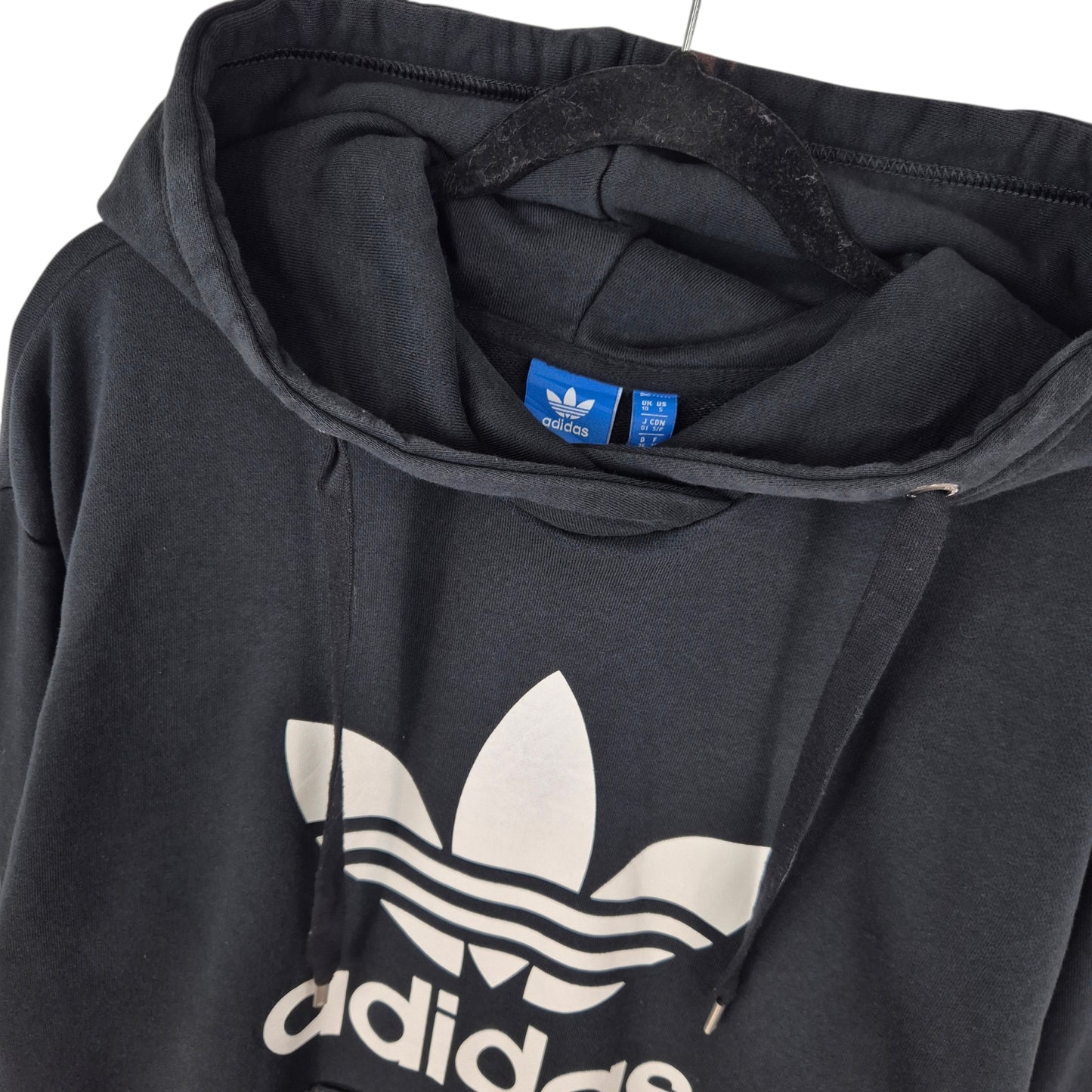 Adidas Black Monogram Hoodie Size S