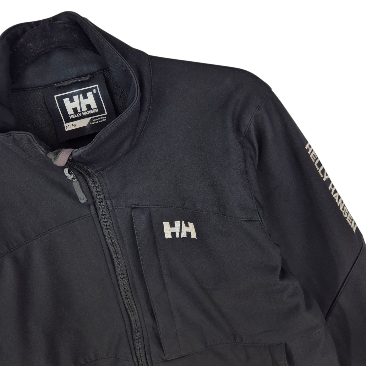 Helly Hansen Black Windbreaker Jacket Size M