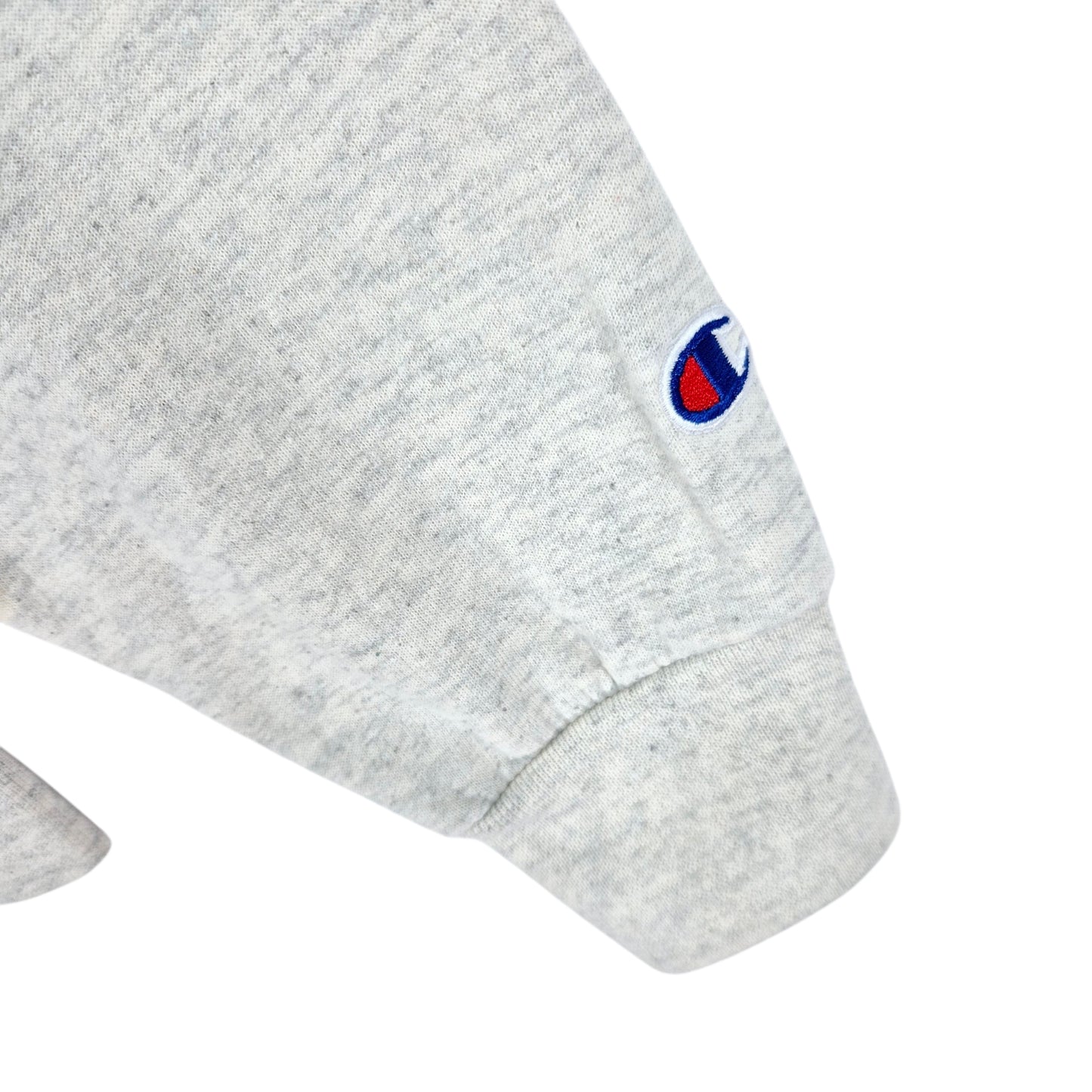 Champion Mercy College Cream Brown Embroidered Hoodie Size L