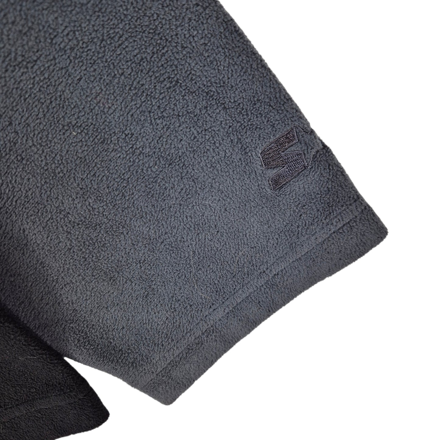 Starter Grey Quarter Zip Fleece Jumper Size L