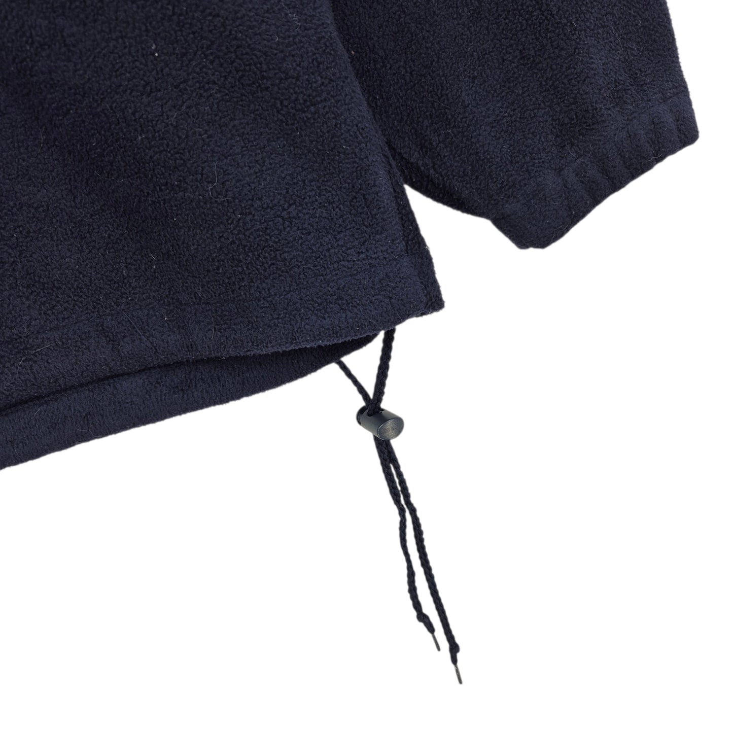 Vintage GANT USA 90's Dark Blue Quarter Zip Fleece Jumper Size L