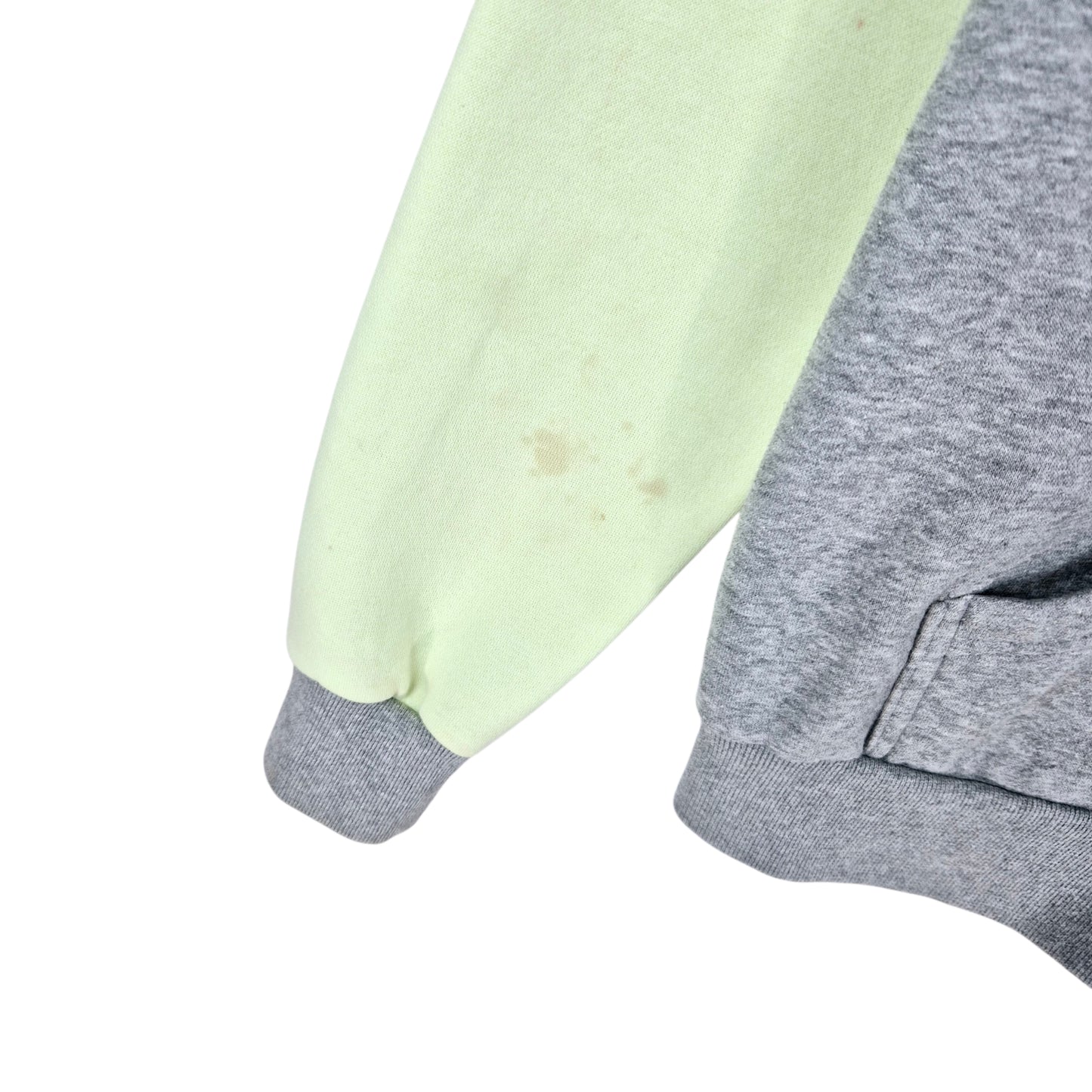 Nike Womens Grey & Green Zip Hoodie Size M