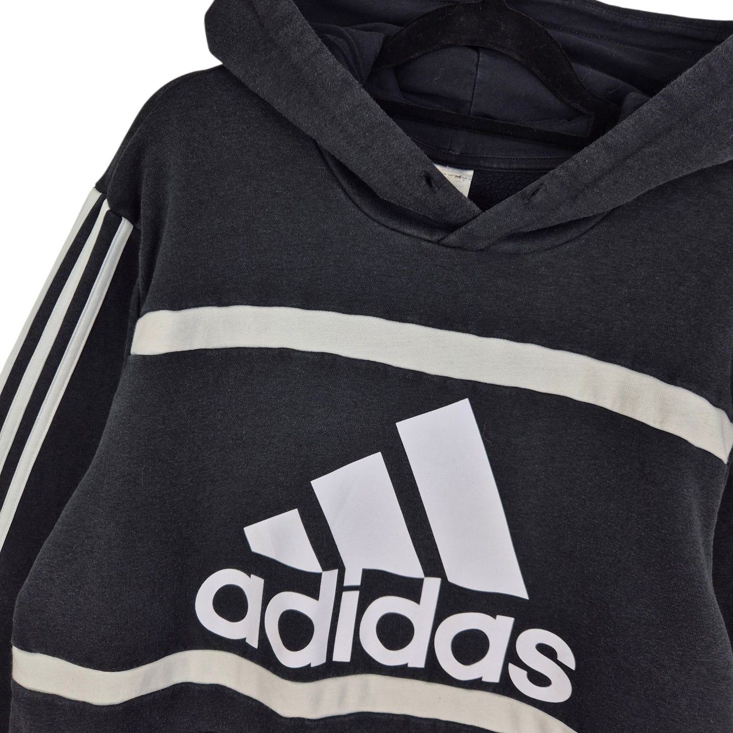 Adidas Black Monogram Hoodie Size L