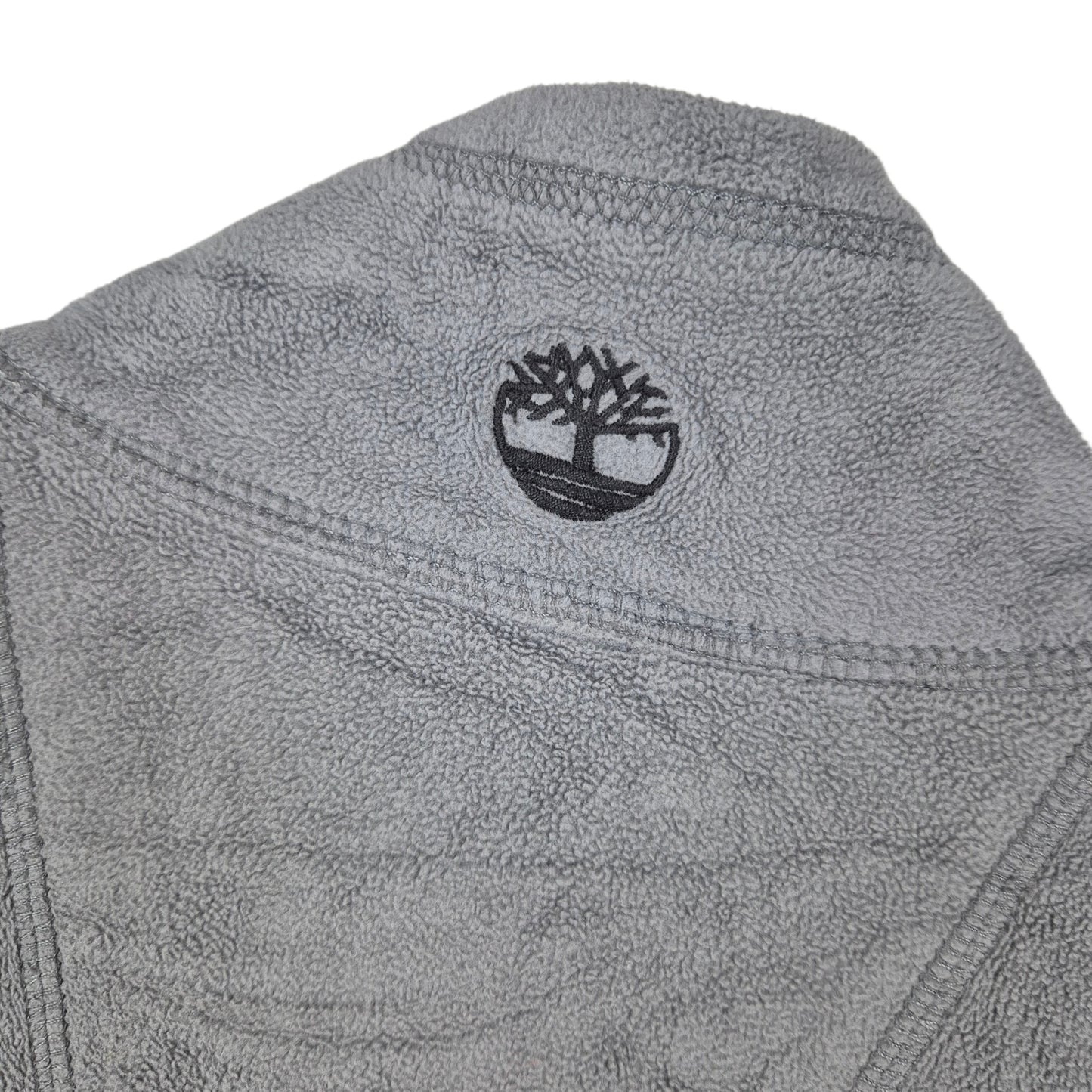 Timberland Grey Fleece Zip Jumper Size XL