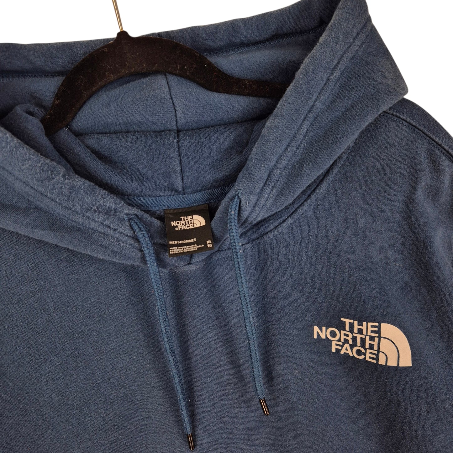 The North Face Dark Blue Back Monogram Hoodie Size XL
