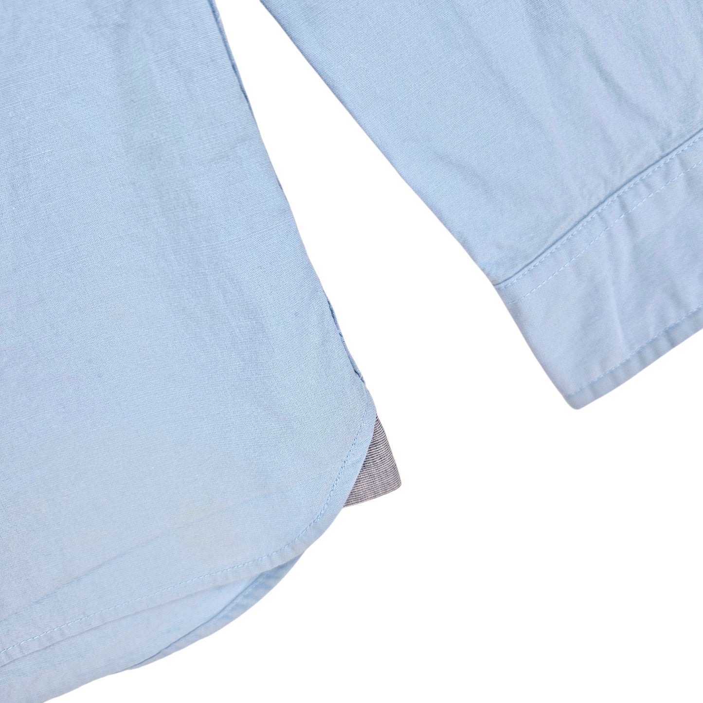 Lacoste Light Blue Slim Fit Stretch Dress Shirt Size M
