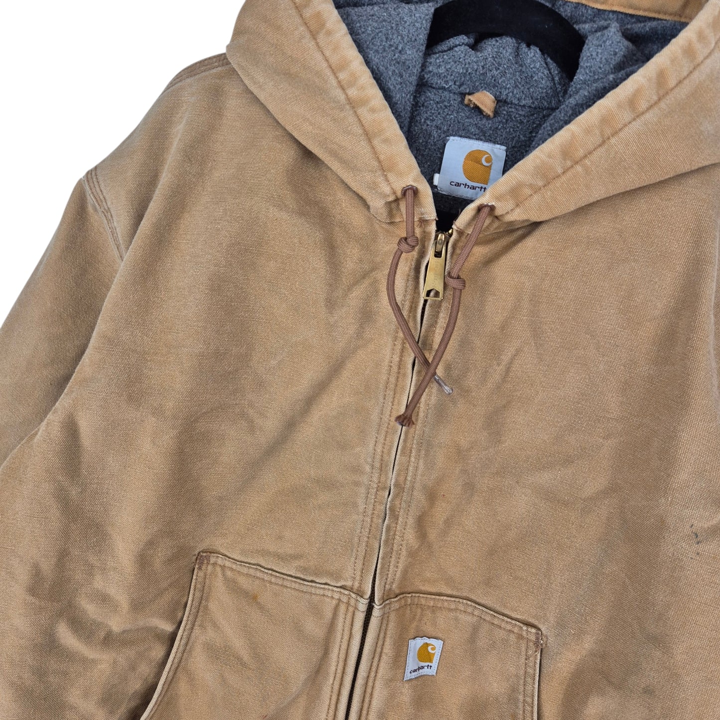 Carhartt Brown Heavy Denim Jacket Size 2XL