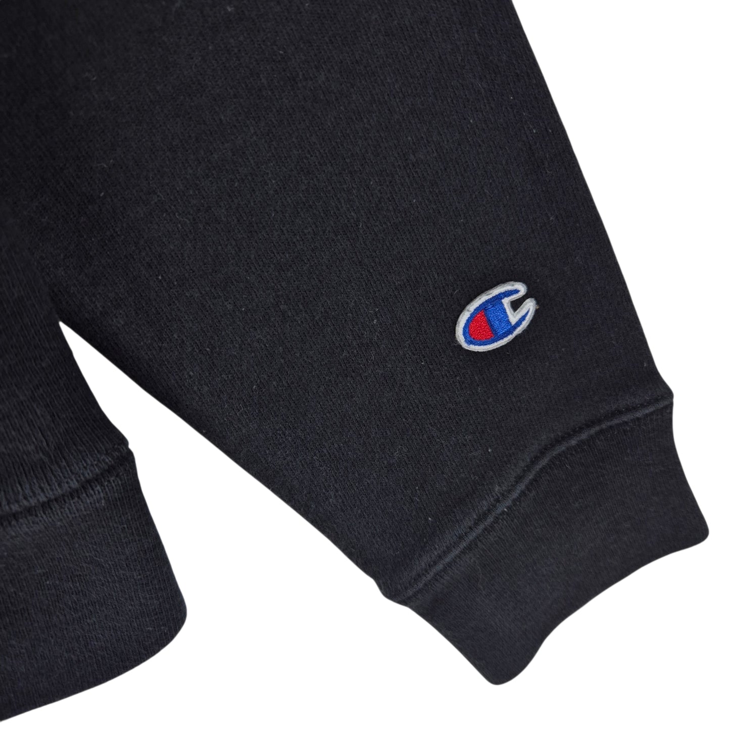 Champion Reverse Weave Womens Black Heavy Hoodie Size L