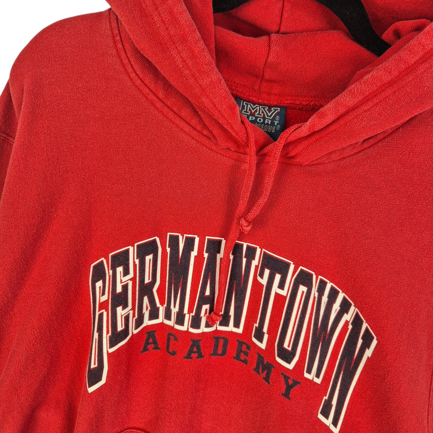 Vintage Germantown 90's Red Heavy Hoodie Size XL