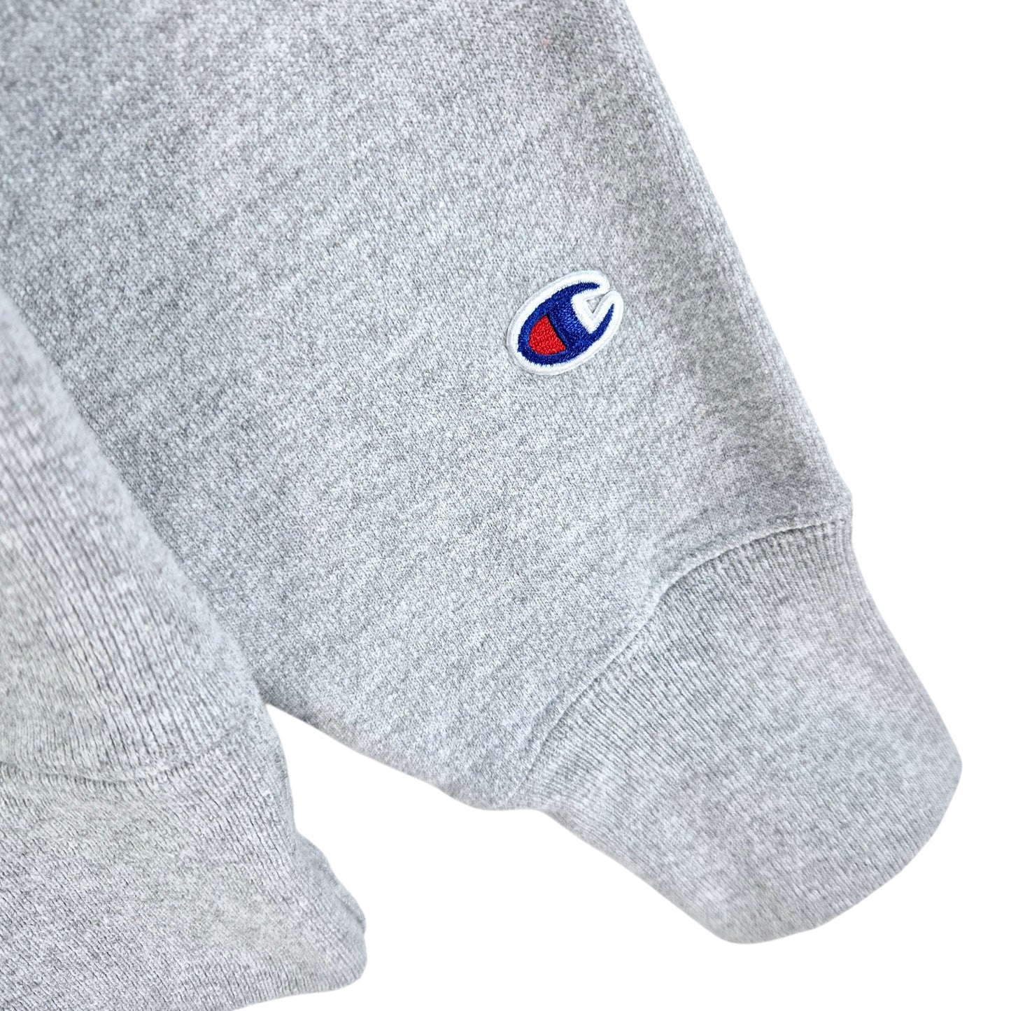 Champion Reverse Weave Nantucket Light Grey Heavy Hoodie Size M