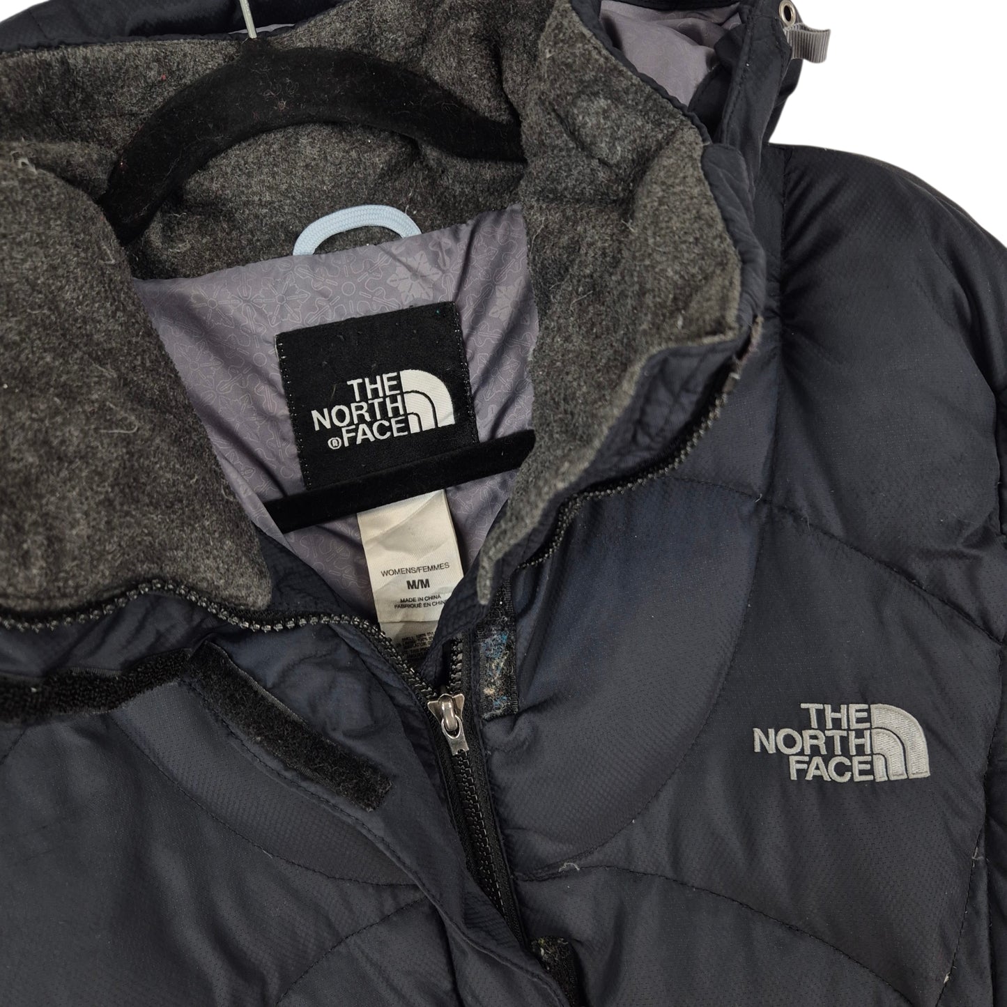 The North Face 600 Series Womens Black Puffer Jacket Size M