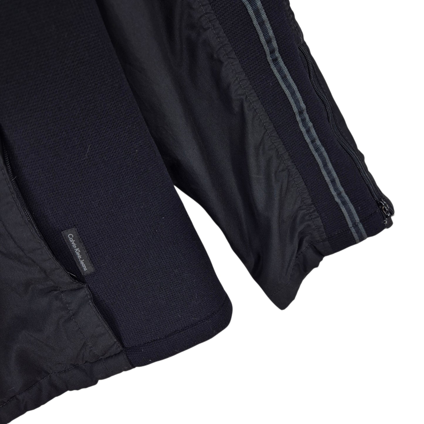 Vintage Calvin Klein 90's Black Padded Jacket Size M
