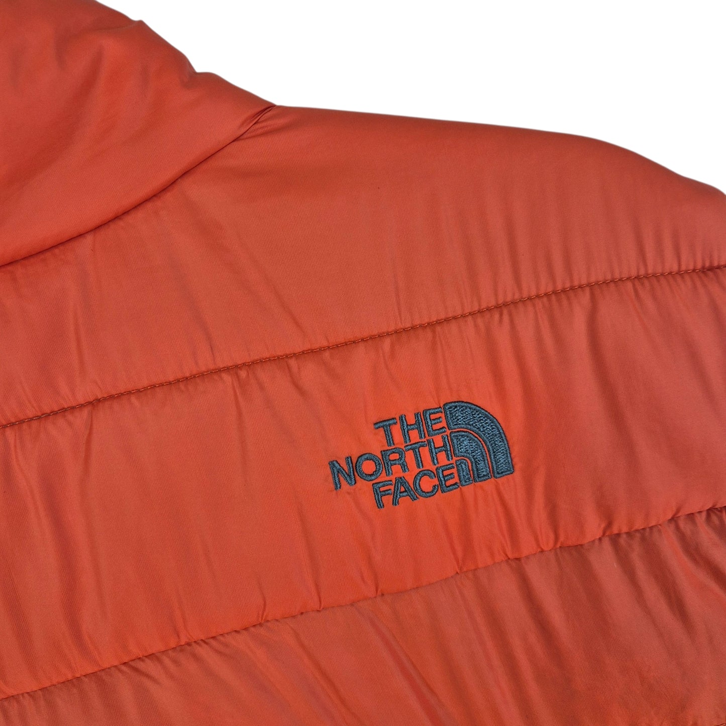 The North Face Orange Padded Vest Size L