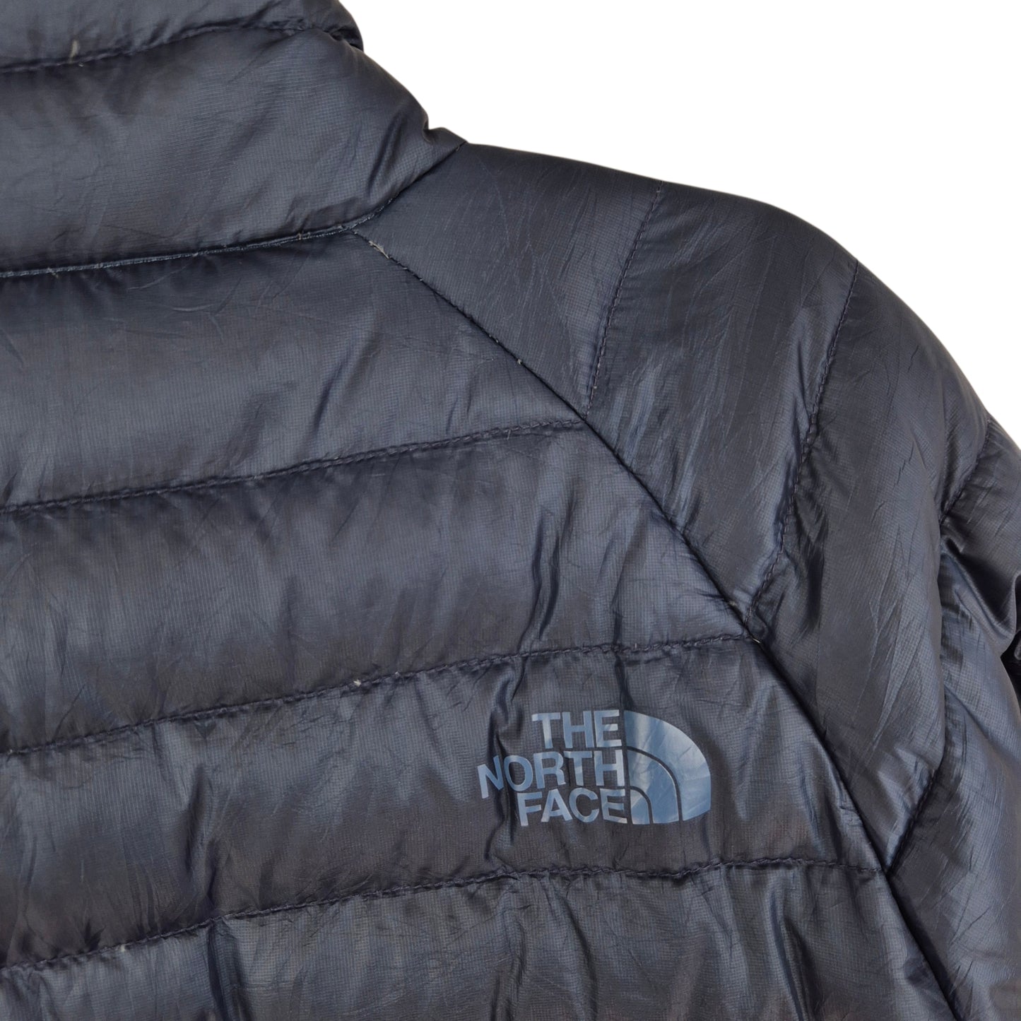 The North Face Dark Blue Goose Down Padded Jacket Size M