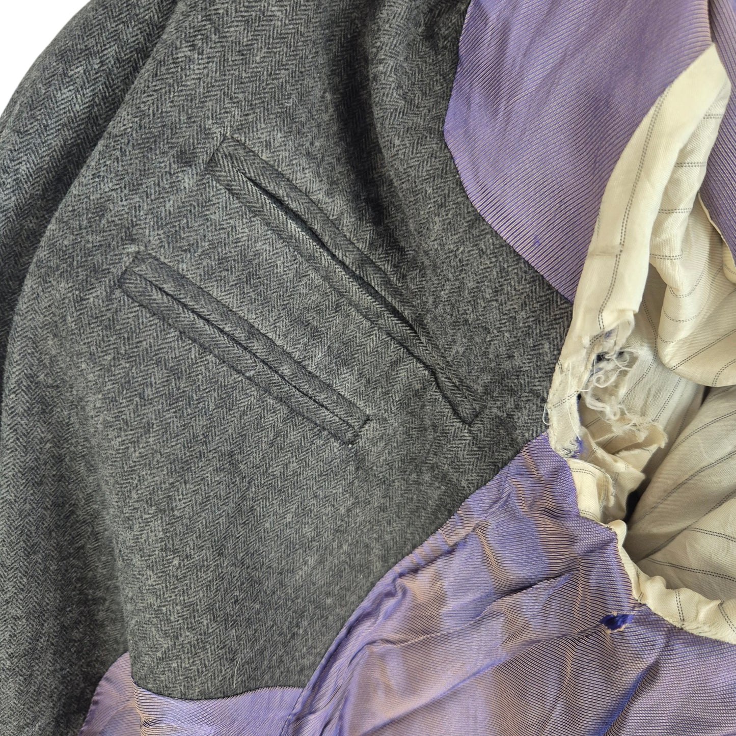 Armani Exchange Grey Button Jacket Size S