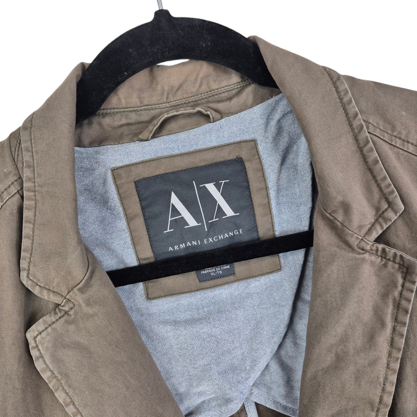 Armani Exchange Brown Button Jacket Size XL