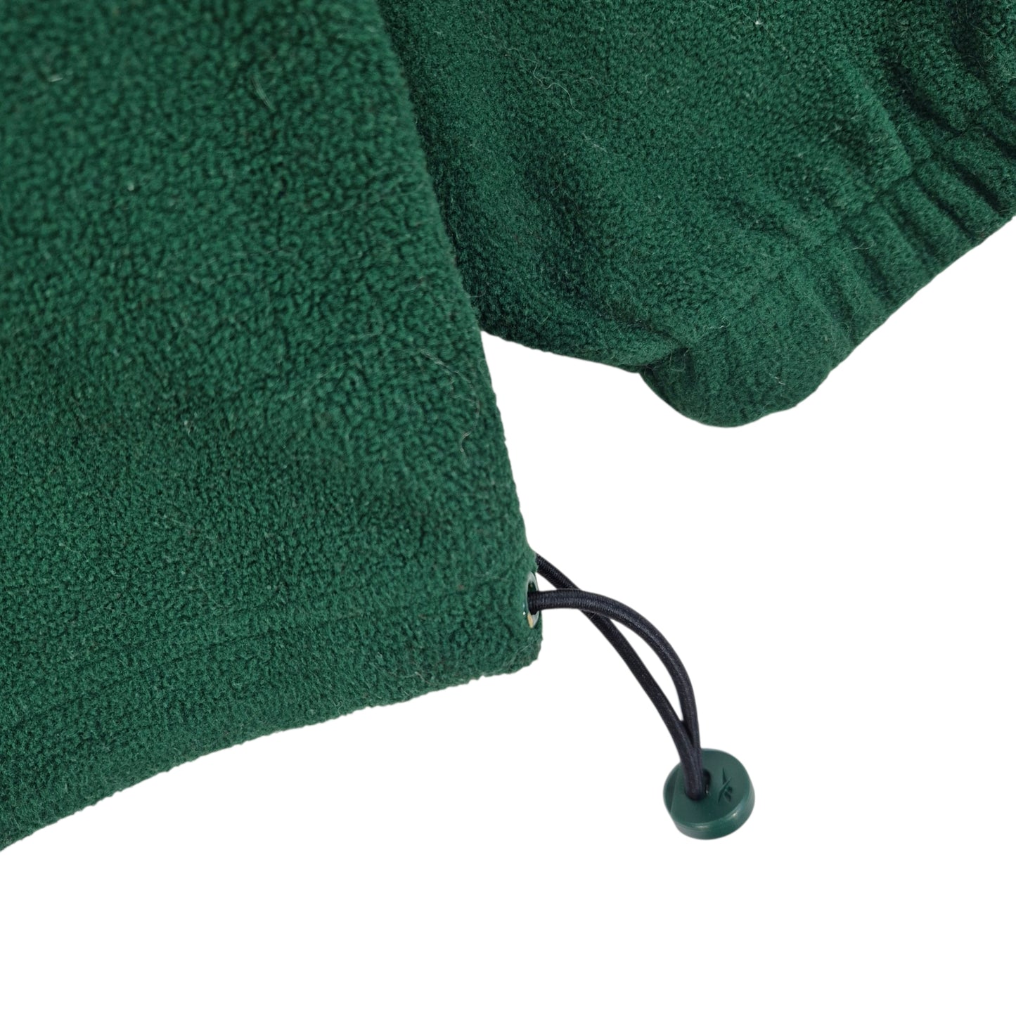 Vintage Reebok 2000's Green Quarter Zip Fleece Jumper Size L