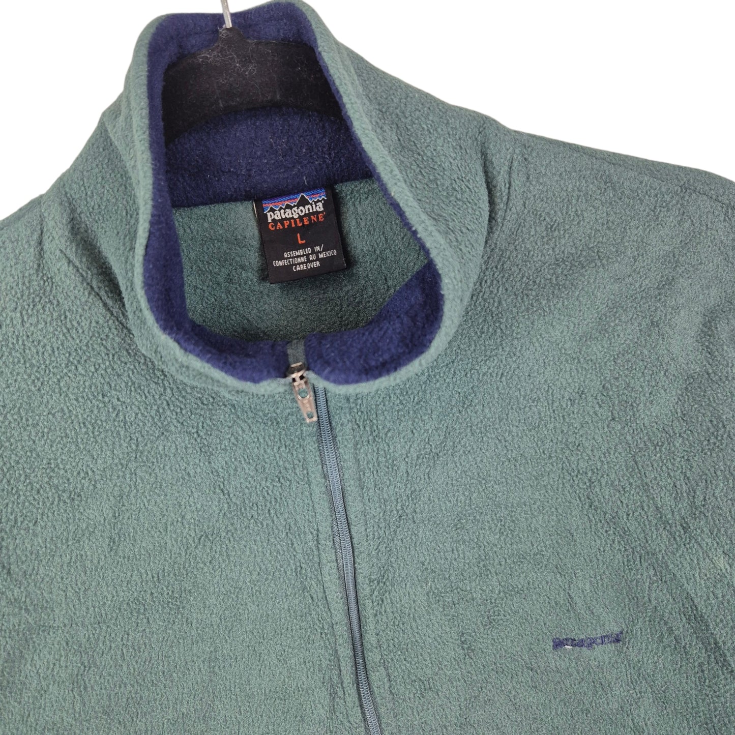 Vintage Patagonia Capilene 90's Quarter Zip Fleece Jumper Size L