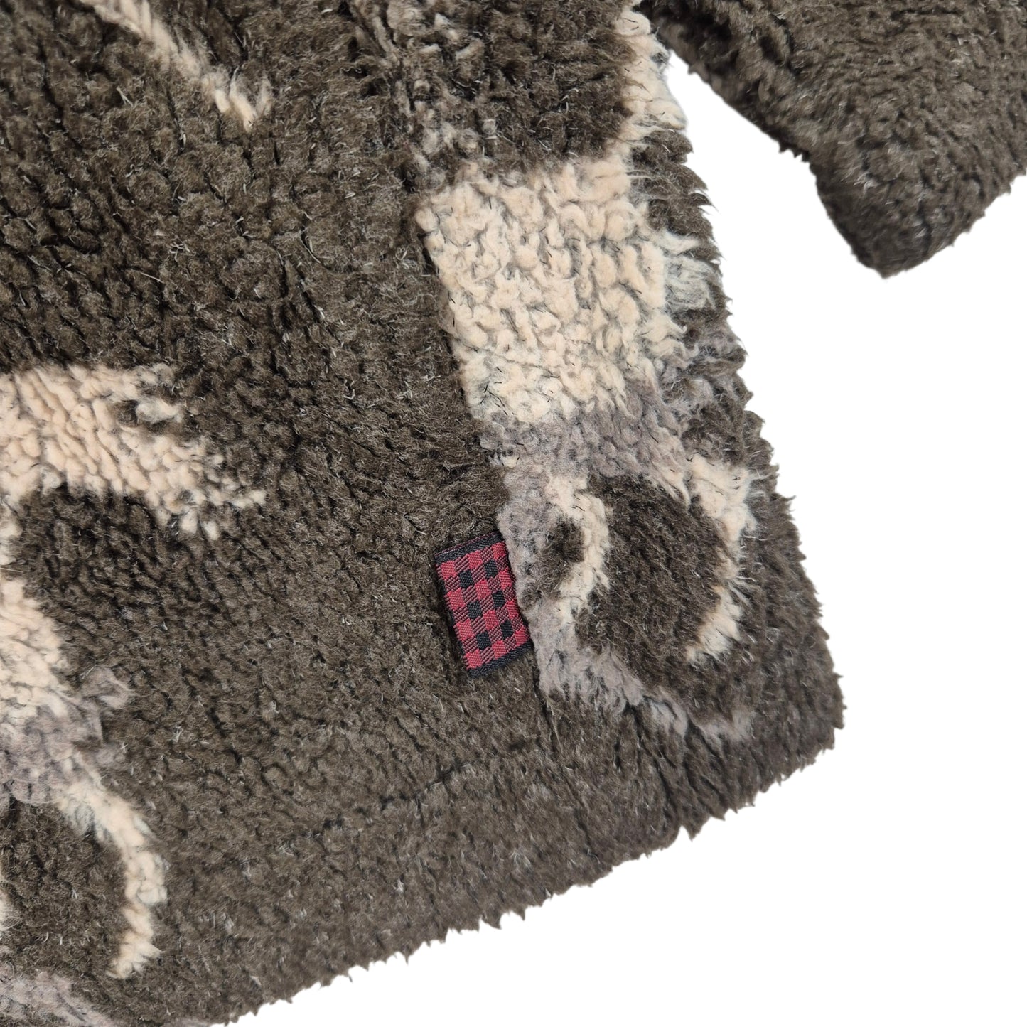 Vintage Woolrich 90's Womens Brown Fleece Jumper Size M