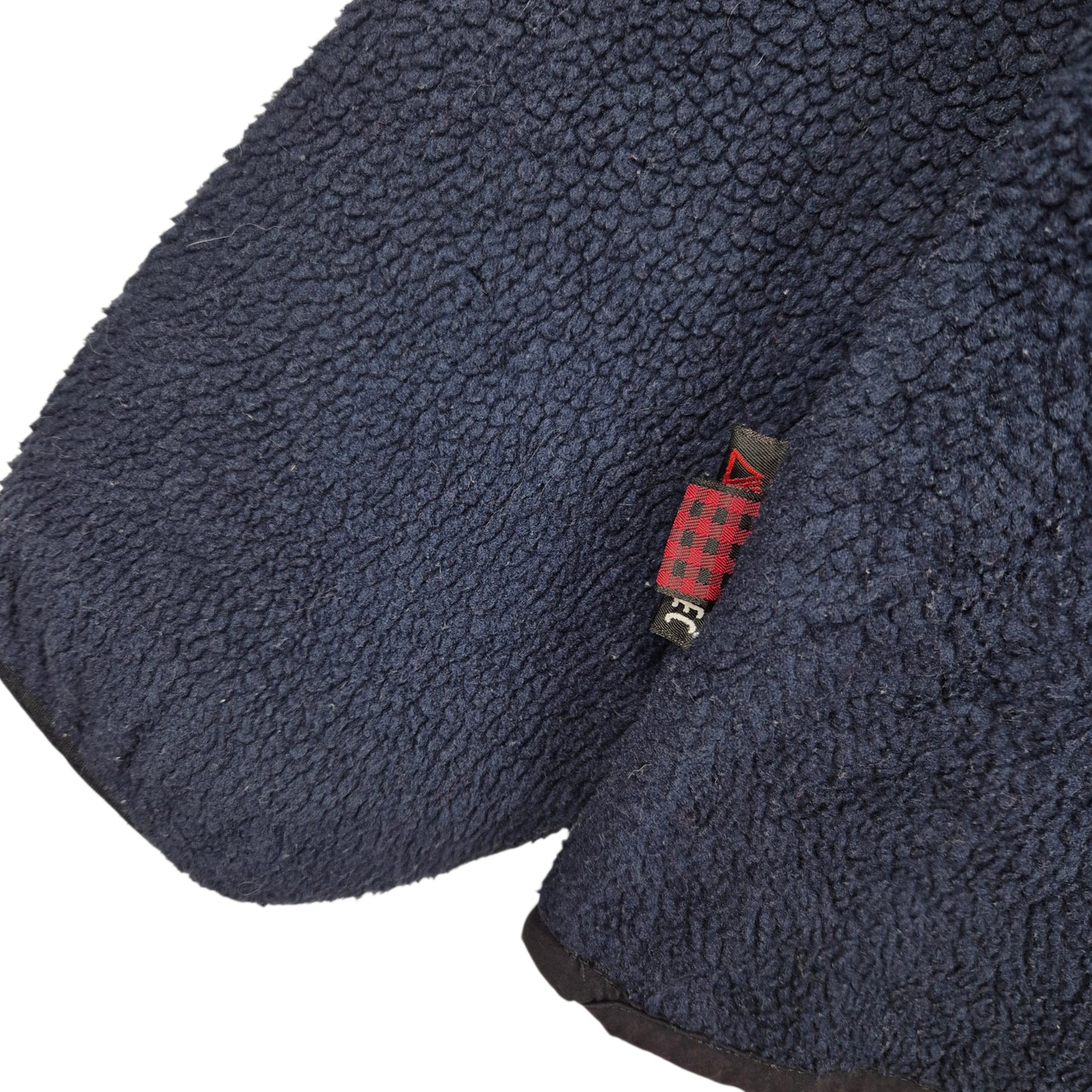 Vintage Woolrich 90's Dark Blue Fleece Zip Jumper Size M