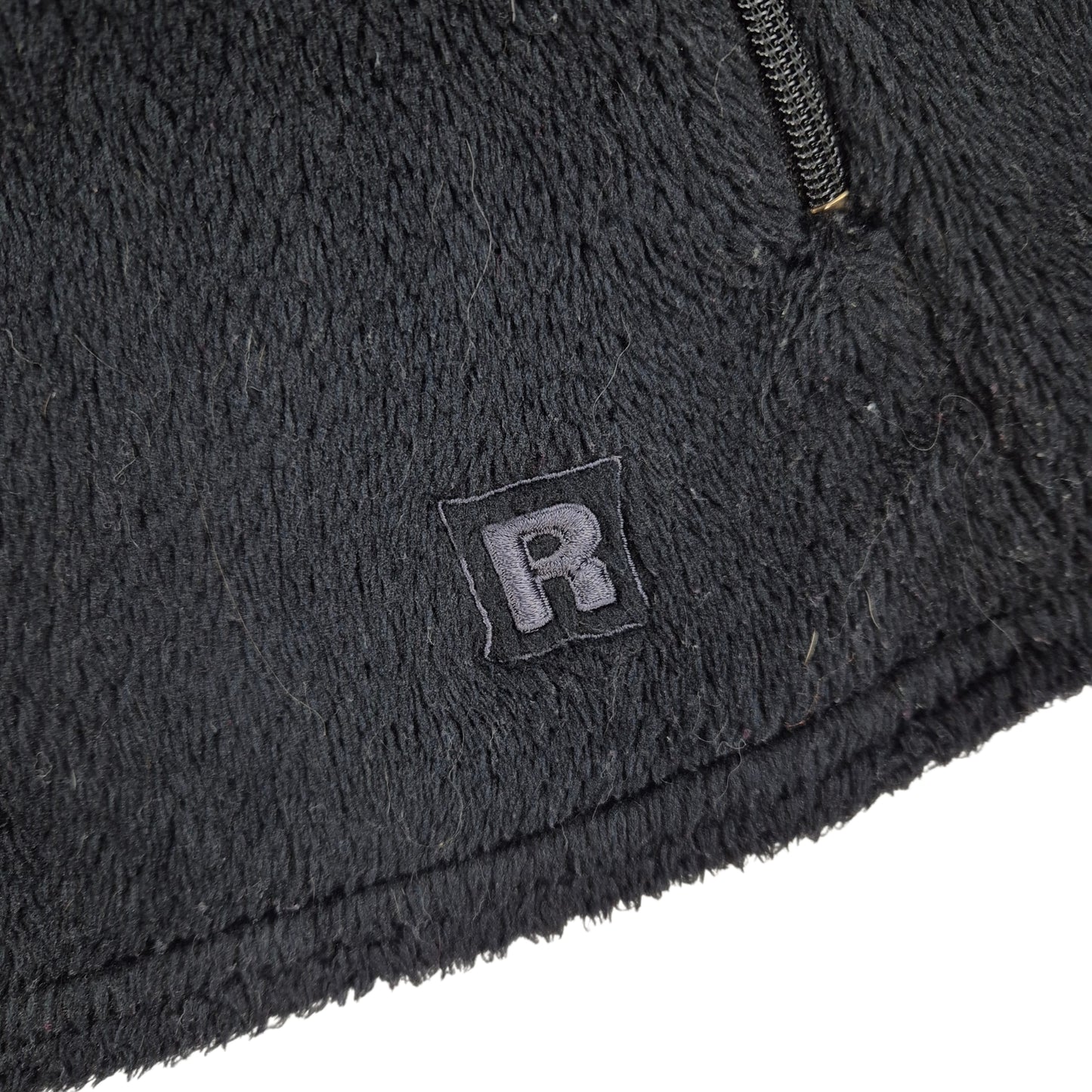 Vintage Patagonia 90's Womens Black USA Made Mink Fleece Vest Size M
