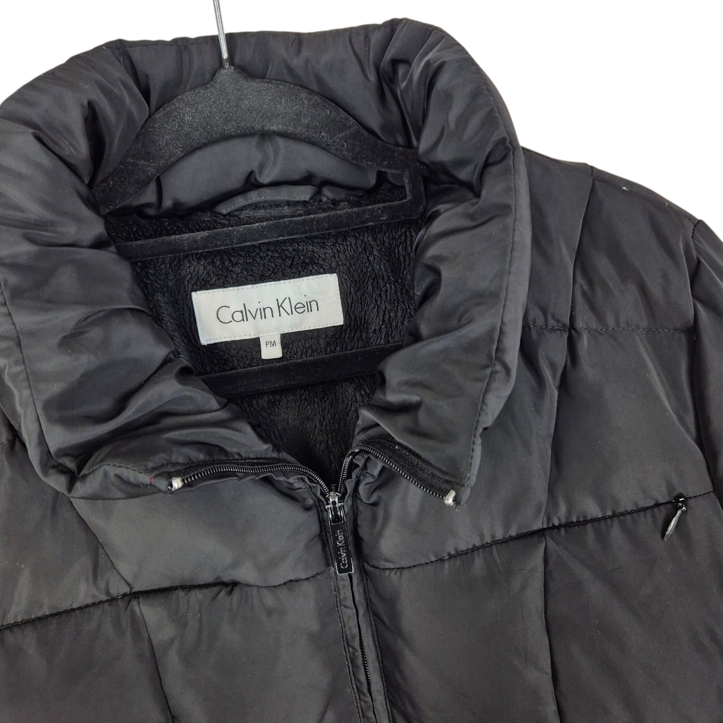 Calvin Klein Womens Black Down Jacket Size M