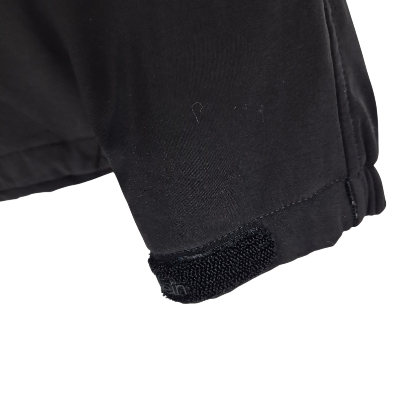 Calvin Klein Black Water Resistant Stretch Windbreaker Jacket Size M