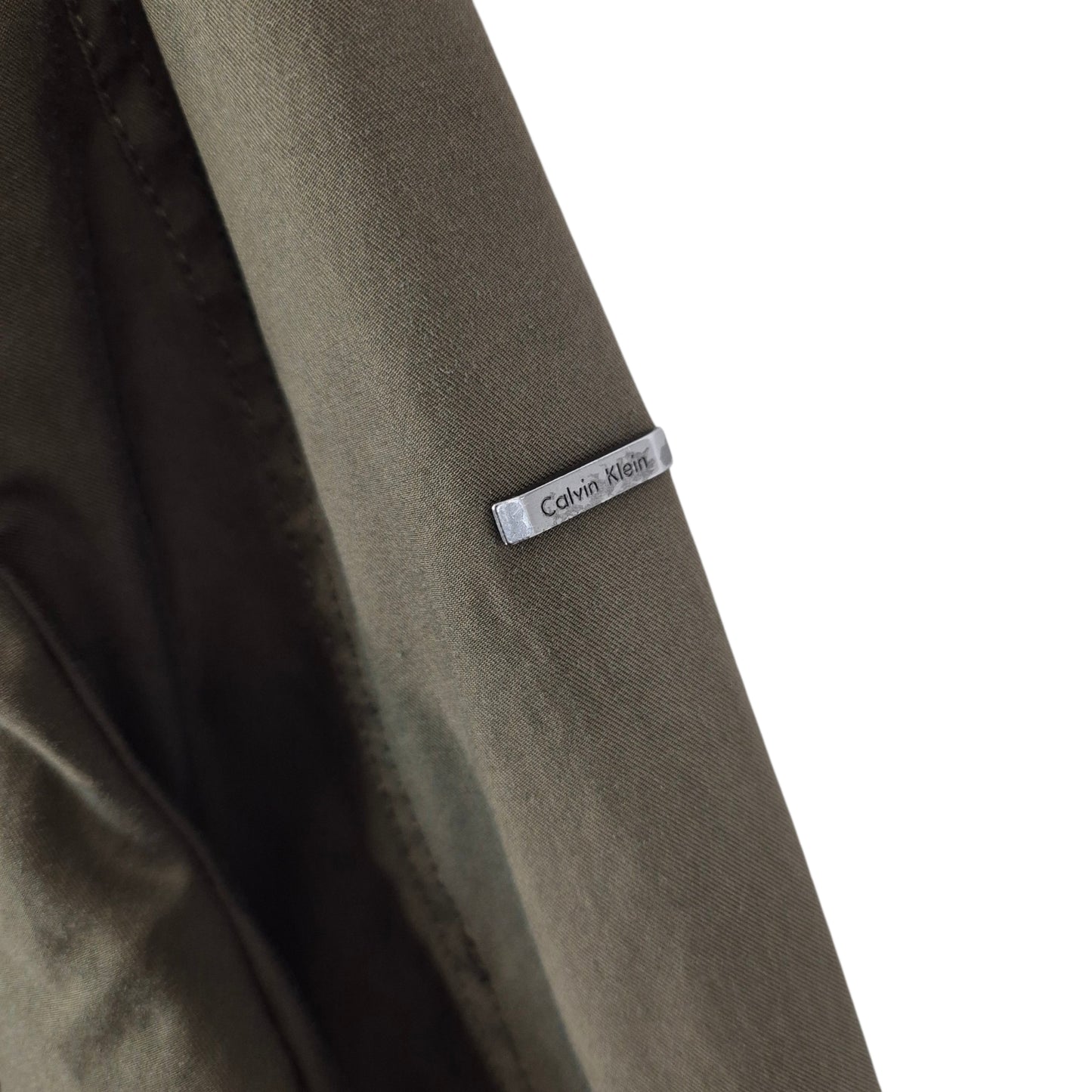 Calvin Klein Olive Green Windbreaker Jacket Size 3XL