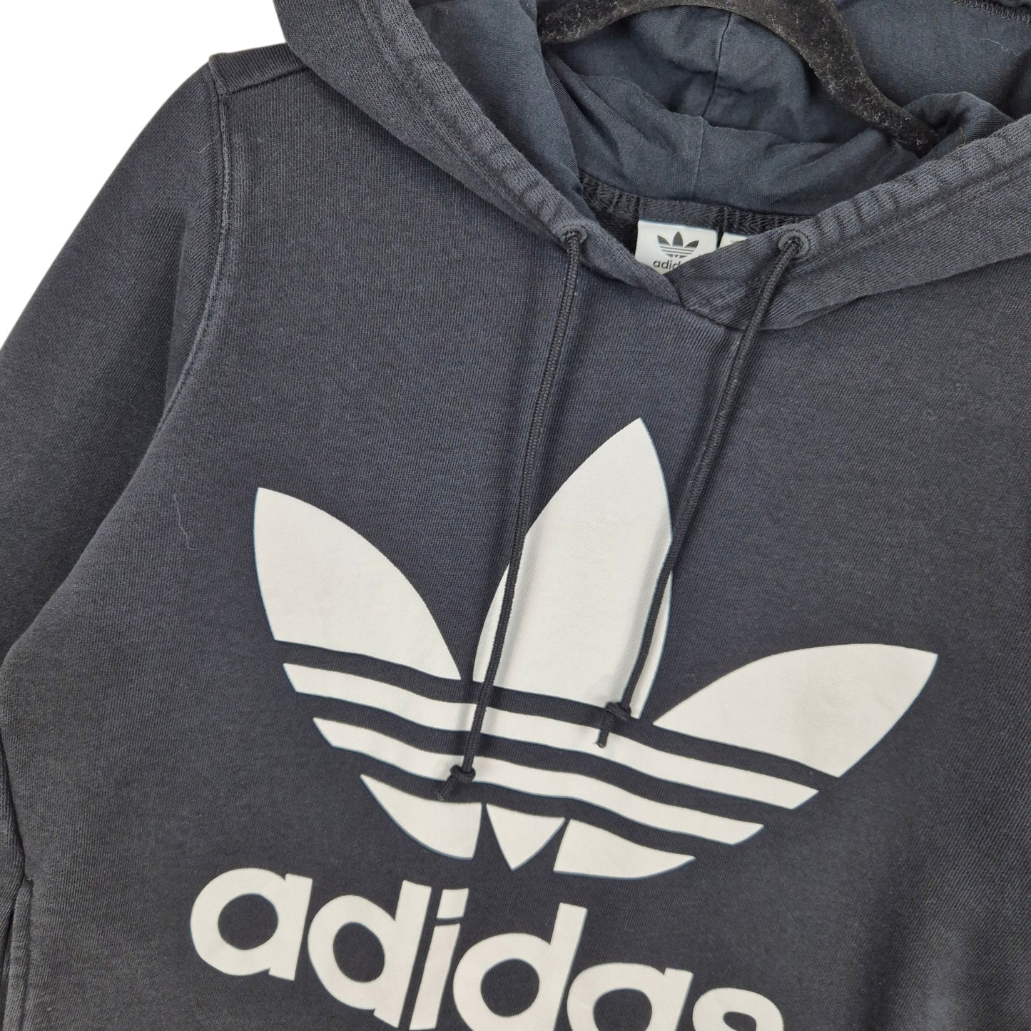 Adidas Womens Black Monogram Hoodie Size L