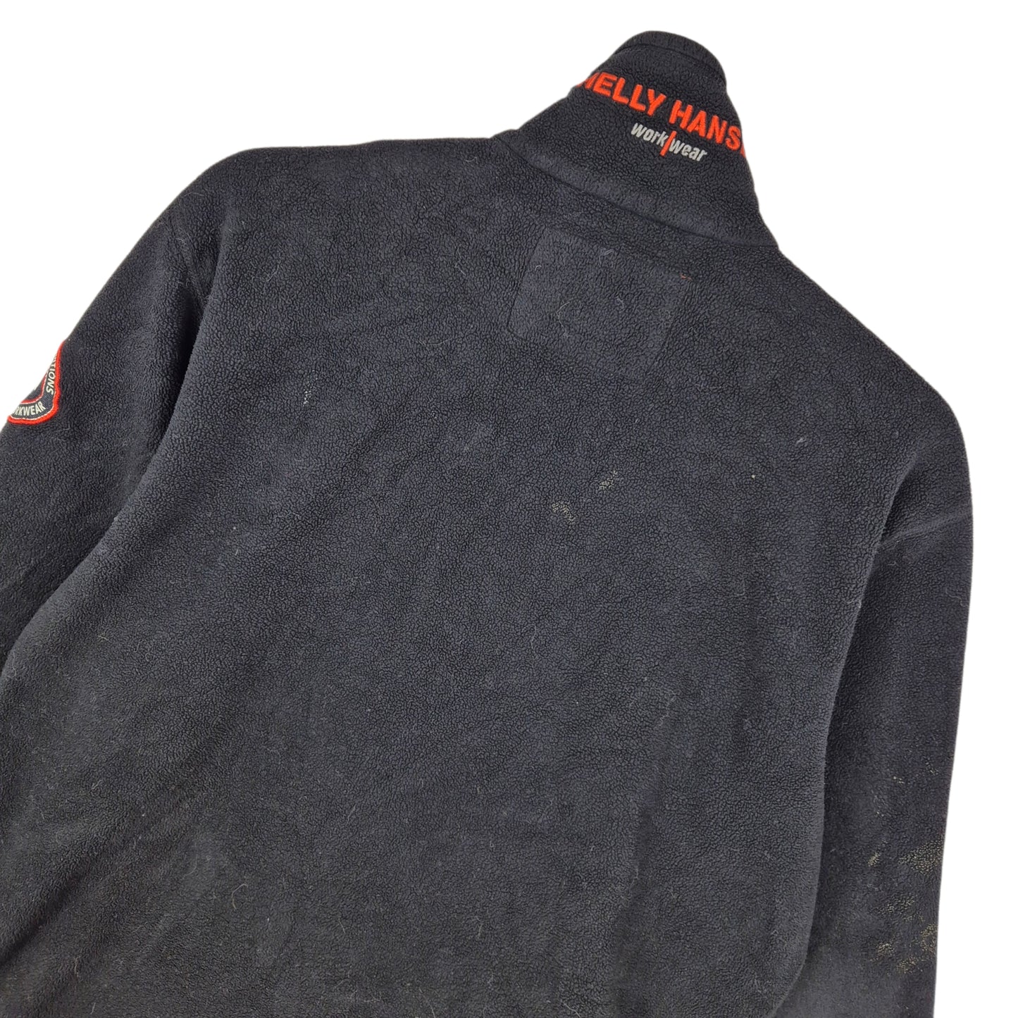 Helly Hansen Workwear Black Fleece Zip Jumper Size M