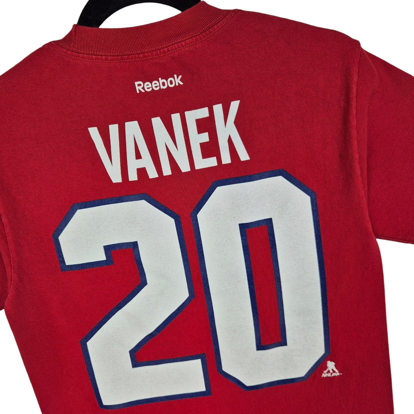 Reebok NHL Montreal Canadiens Red Vanek 20 Tee Shirt Size S