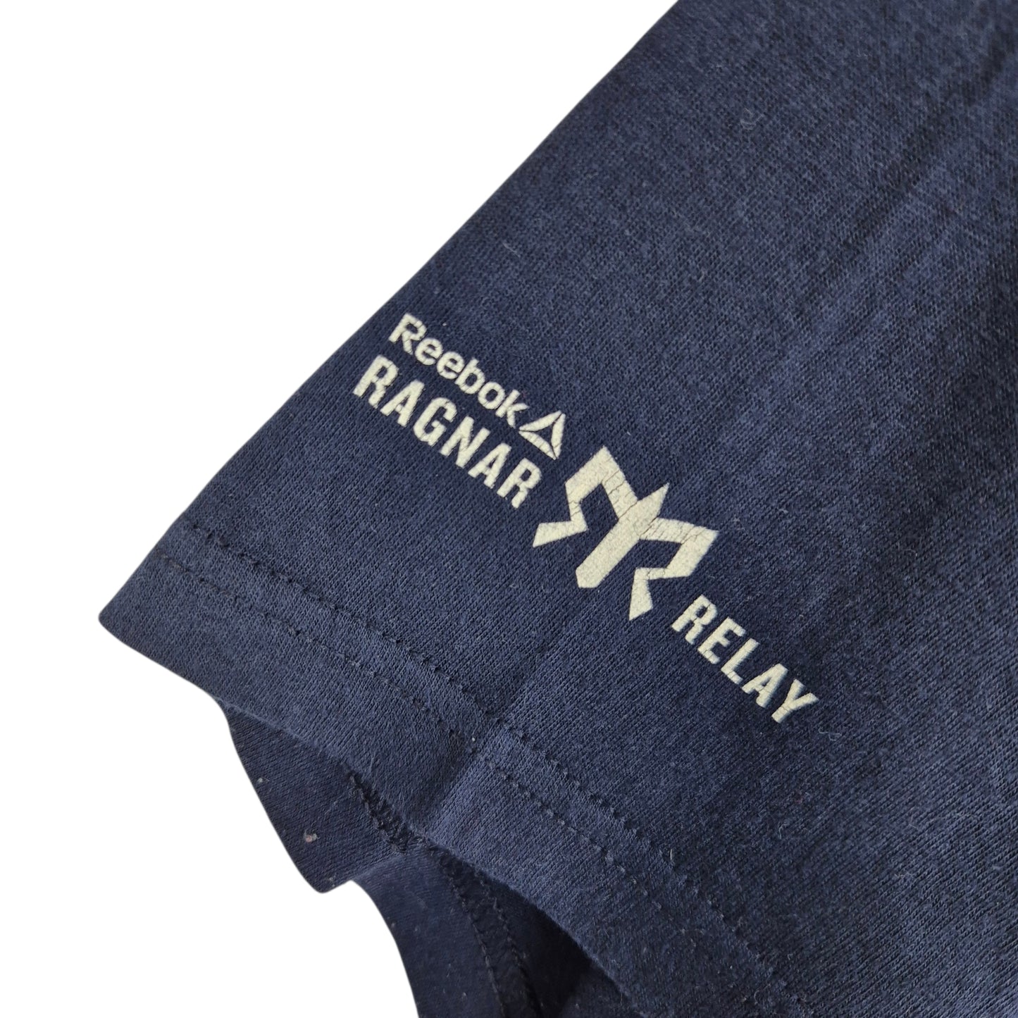 Reebok Ragnar 2017 Northwest Passage Finisher Dark Blue Tee Shirt Size L