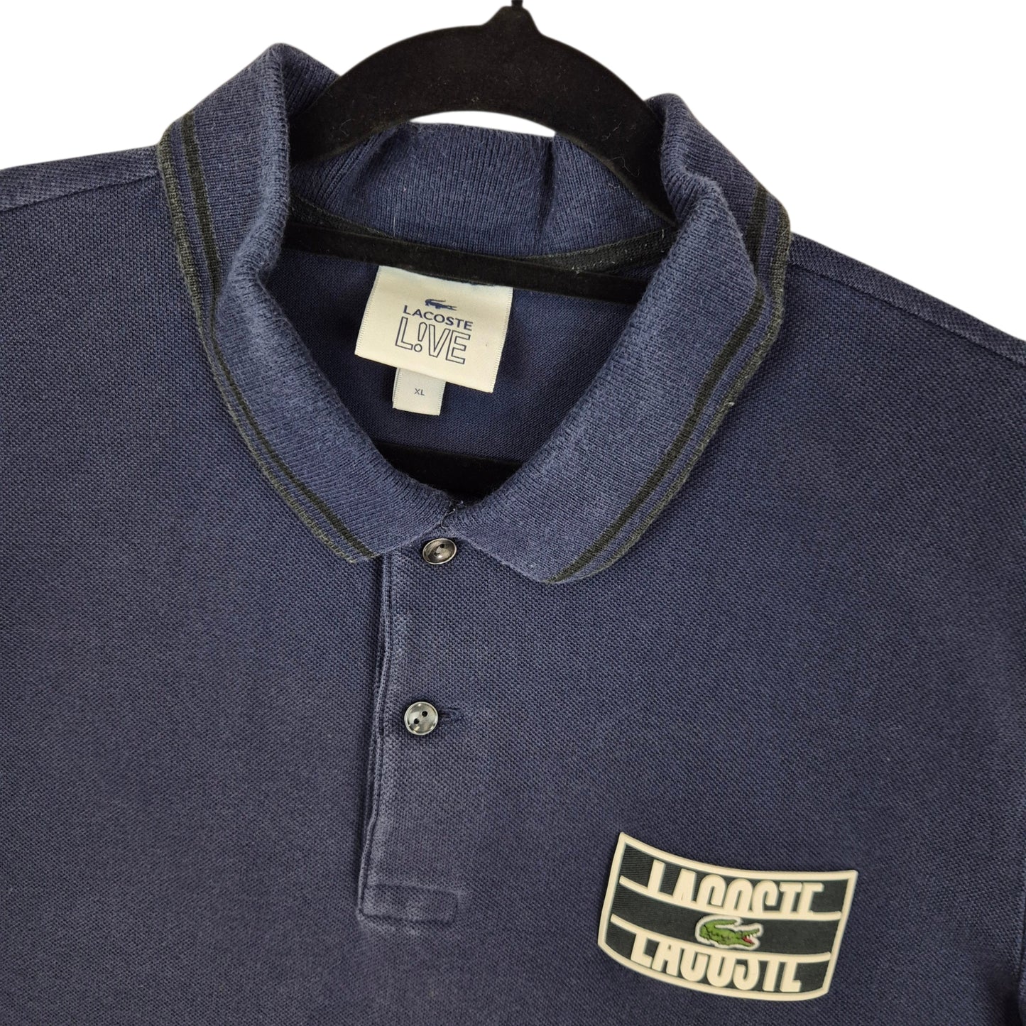 Lacoste Live Dark Blue Polo Shirt Size XL