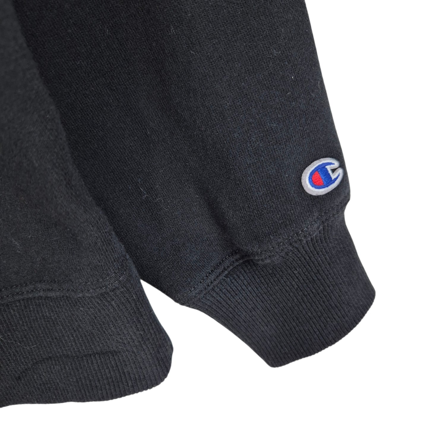 Champion Black Quarter Zip Sweater Size S