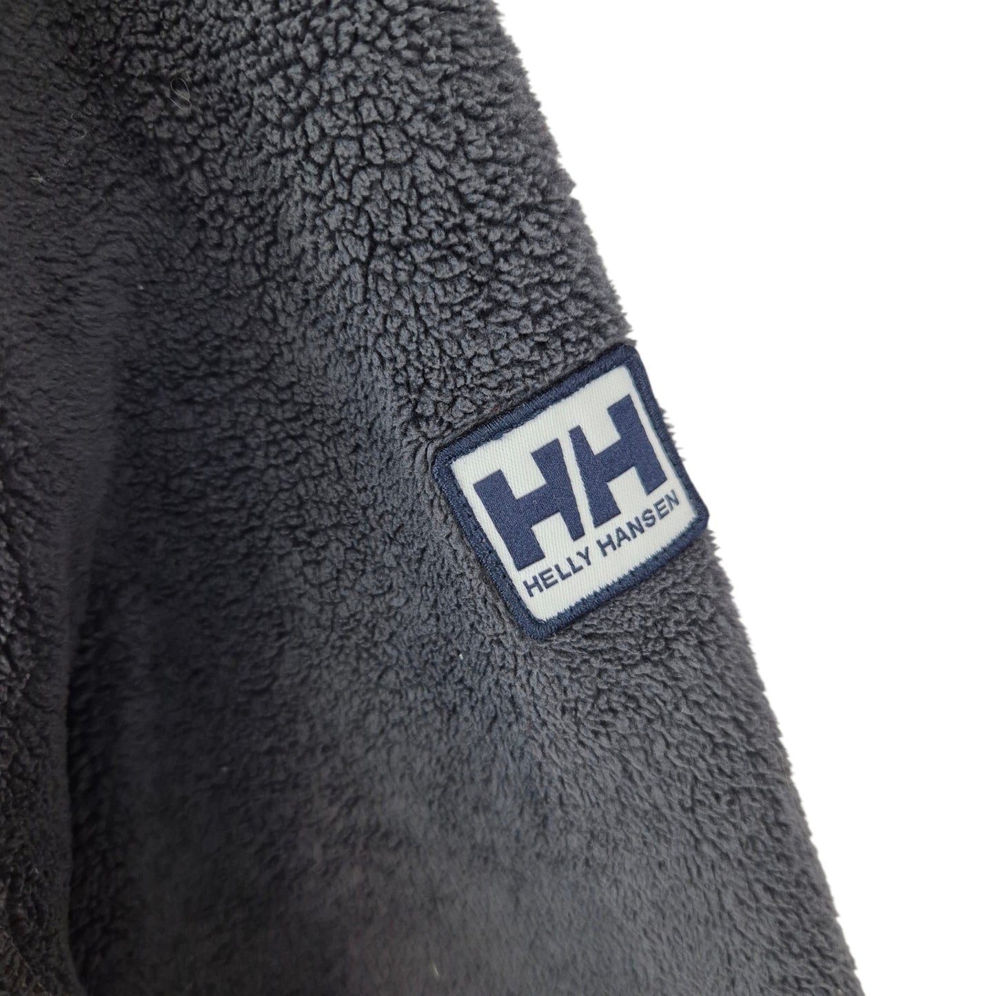 Helly Hansen Womens Dark Grey Quarter Zip Fleece Jumper Size L