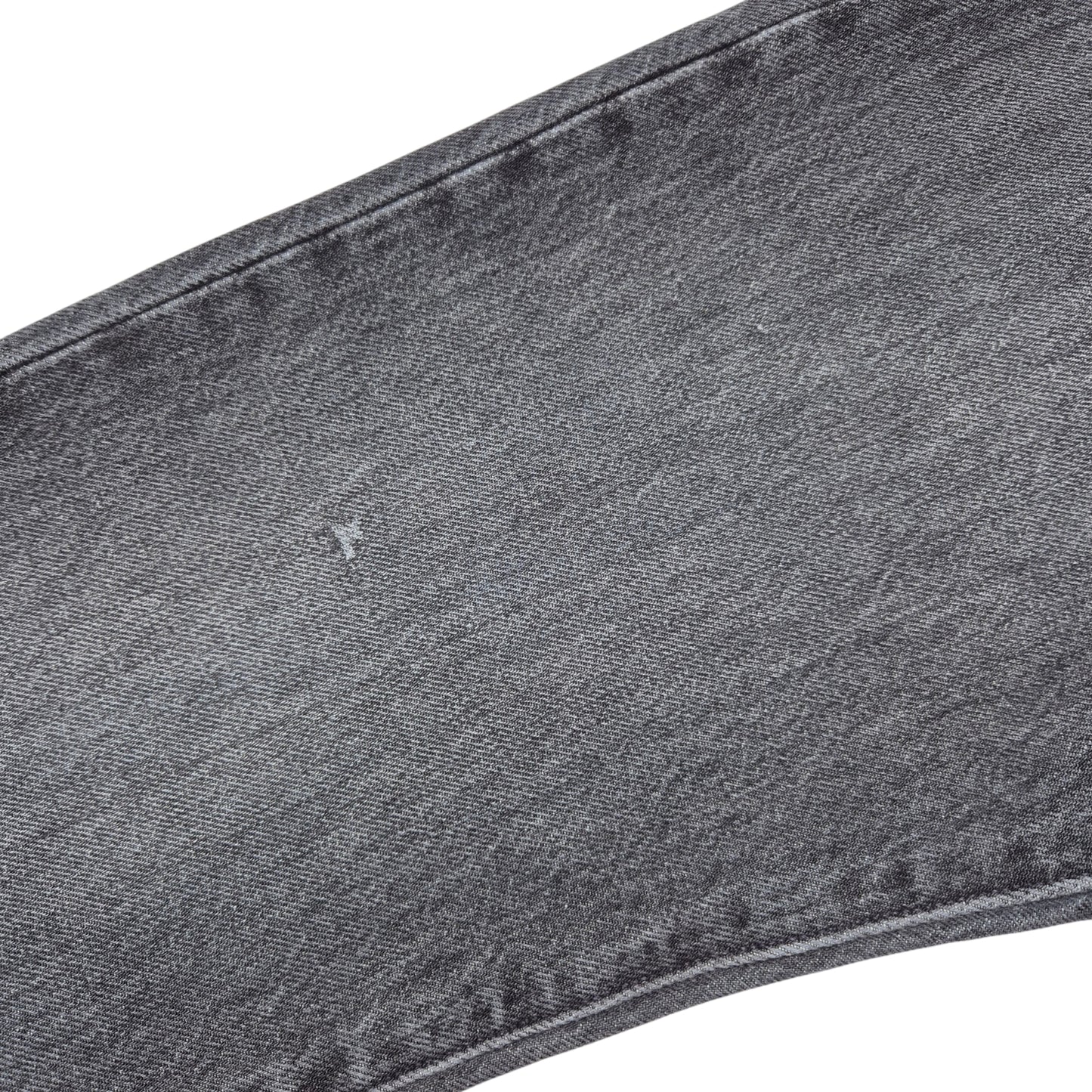 Levis Premium 501 S Jeans Grey Heavy Rigid Slim Denim W32