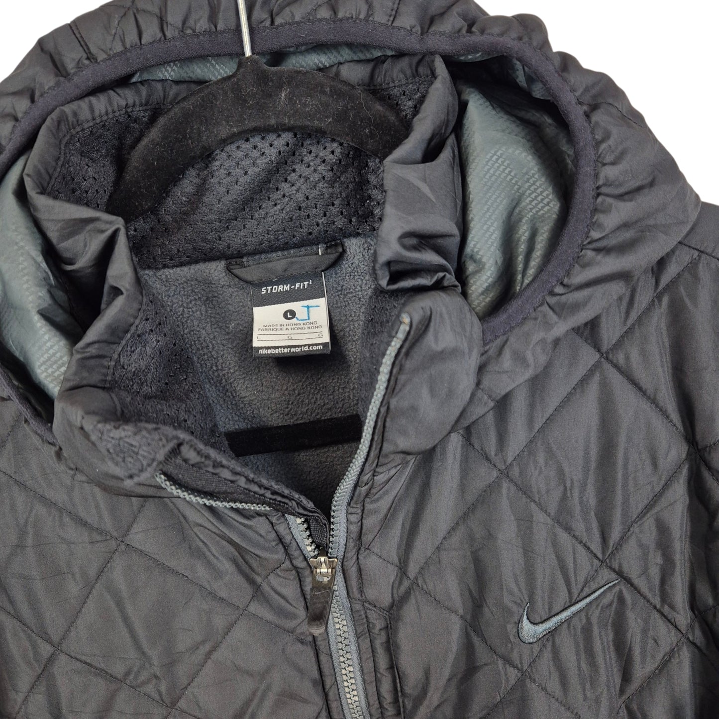 Nike Black Storm Fit Padded Jacket Size L