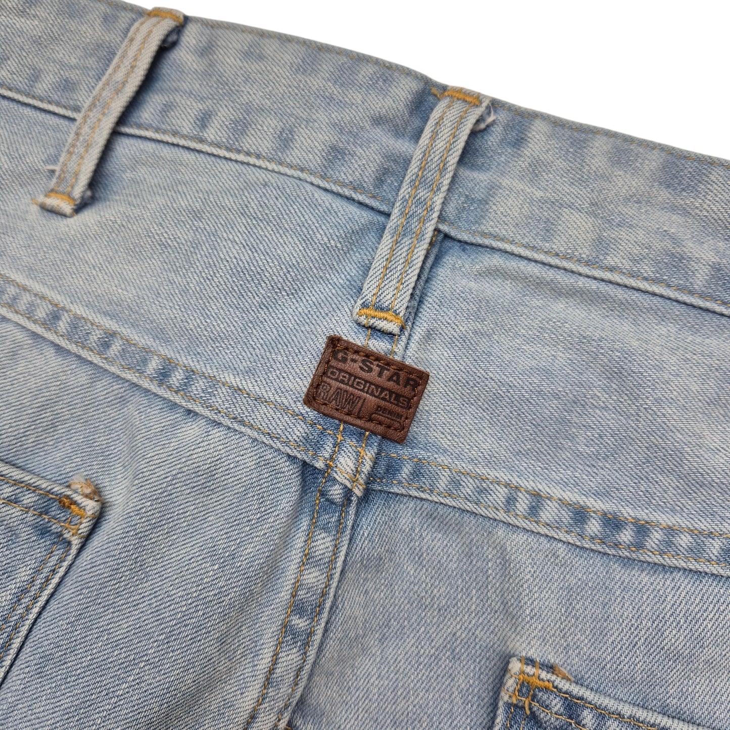 G Star Raw Jeans Light Blue 3D Tapered Denim W30