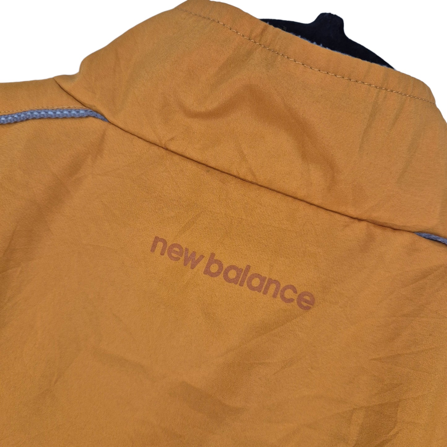New Balance Mustard Brown Spray Jacket Size XL