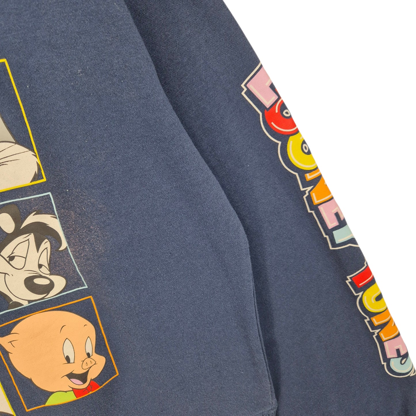 Looney Tunes Dark Blue Crewneck Sweater Size L