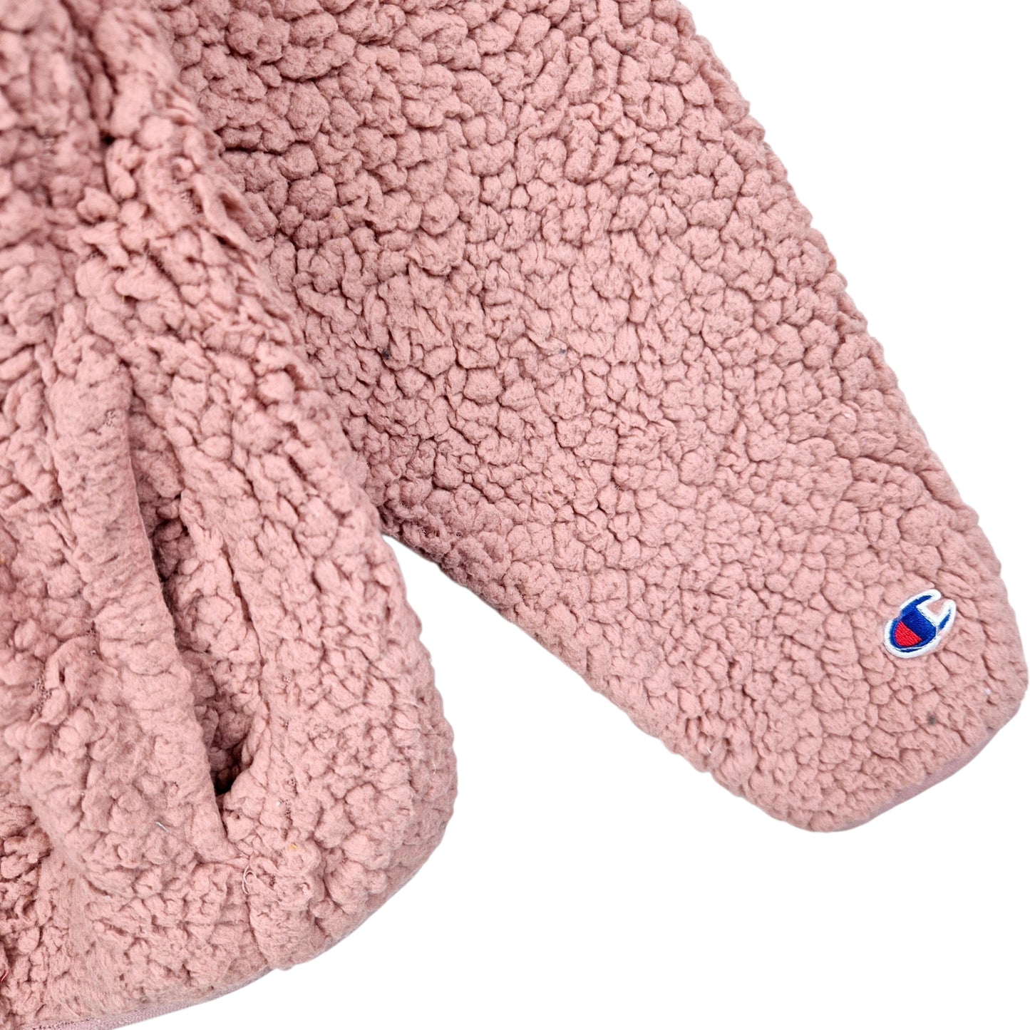 Champion Womens Pink Oversized Fleece Jumper Size L