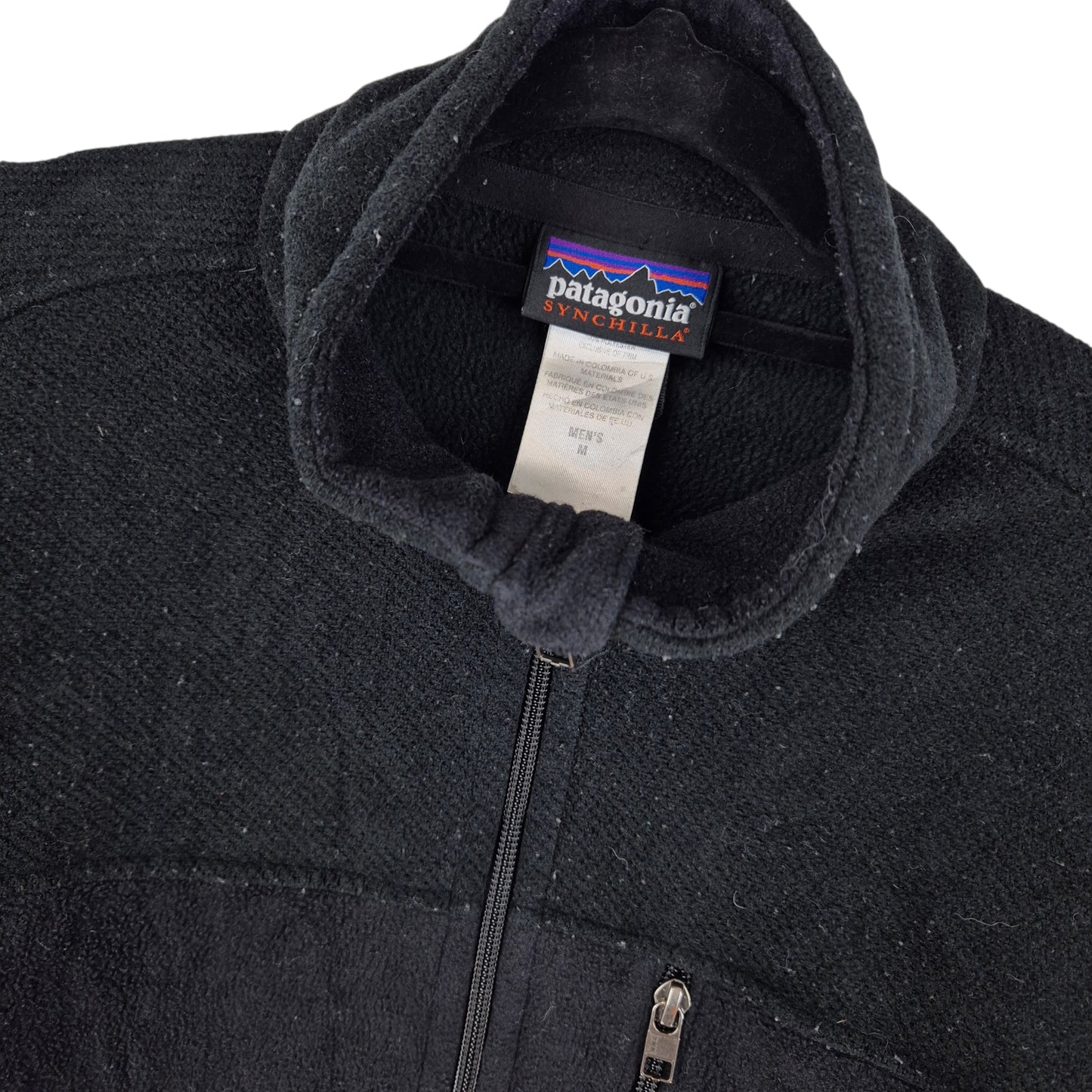 Patagonia Black Fleece Zip Jumper Size M