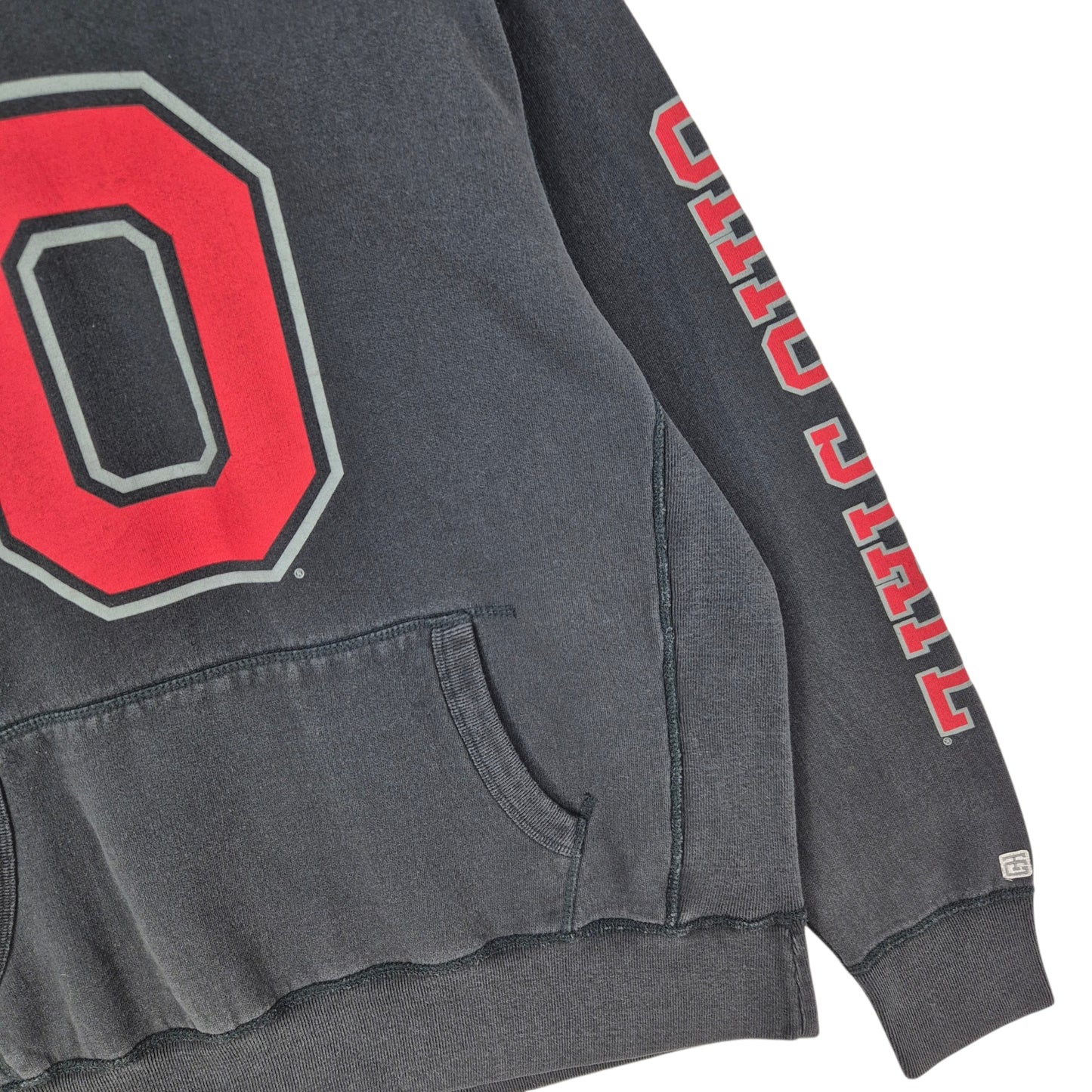 Tailgate Ohio State Buckeyes Dark Grey Hoodie Size L