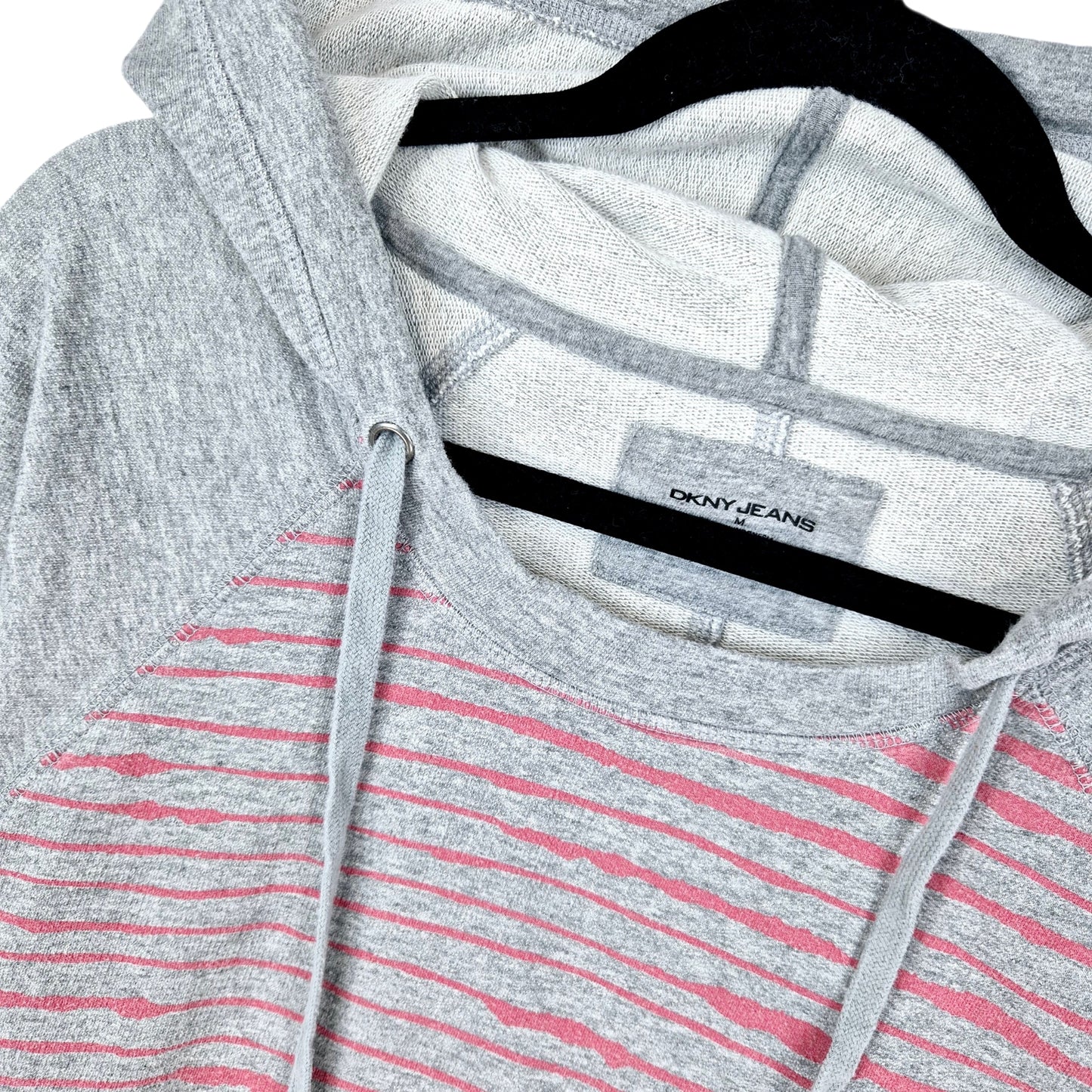 DKNY Jeans Light Grey Hoodie Size M