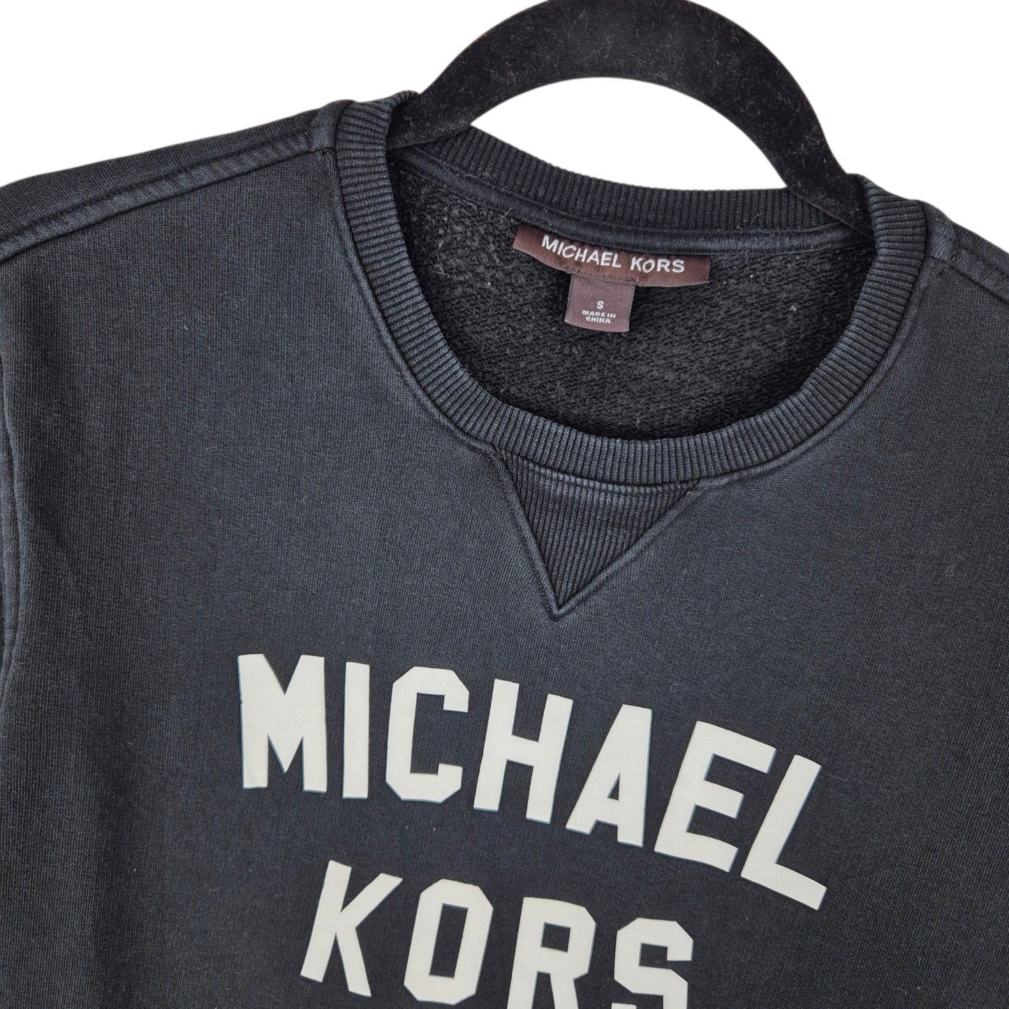 Michael Kors Black Crewneck Sweater Size S
