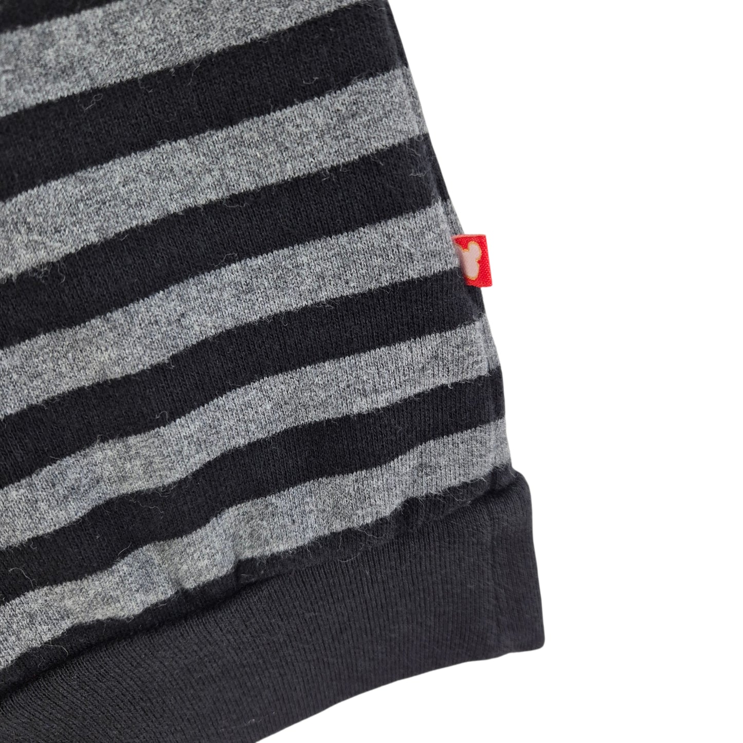 Uniqlo Disney Minnie Mouse Womens Black Striped Crewneck Sweater Size S