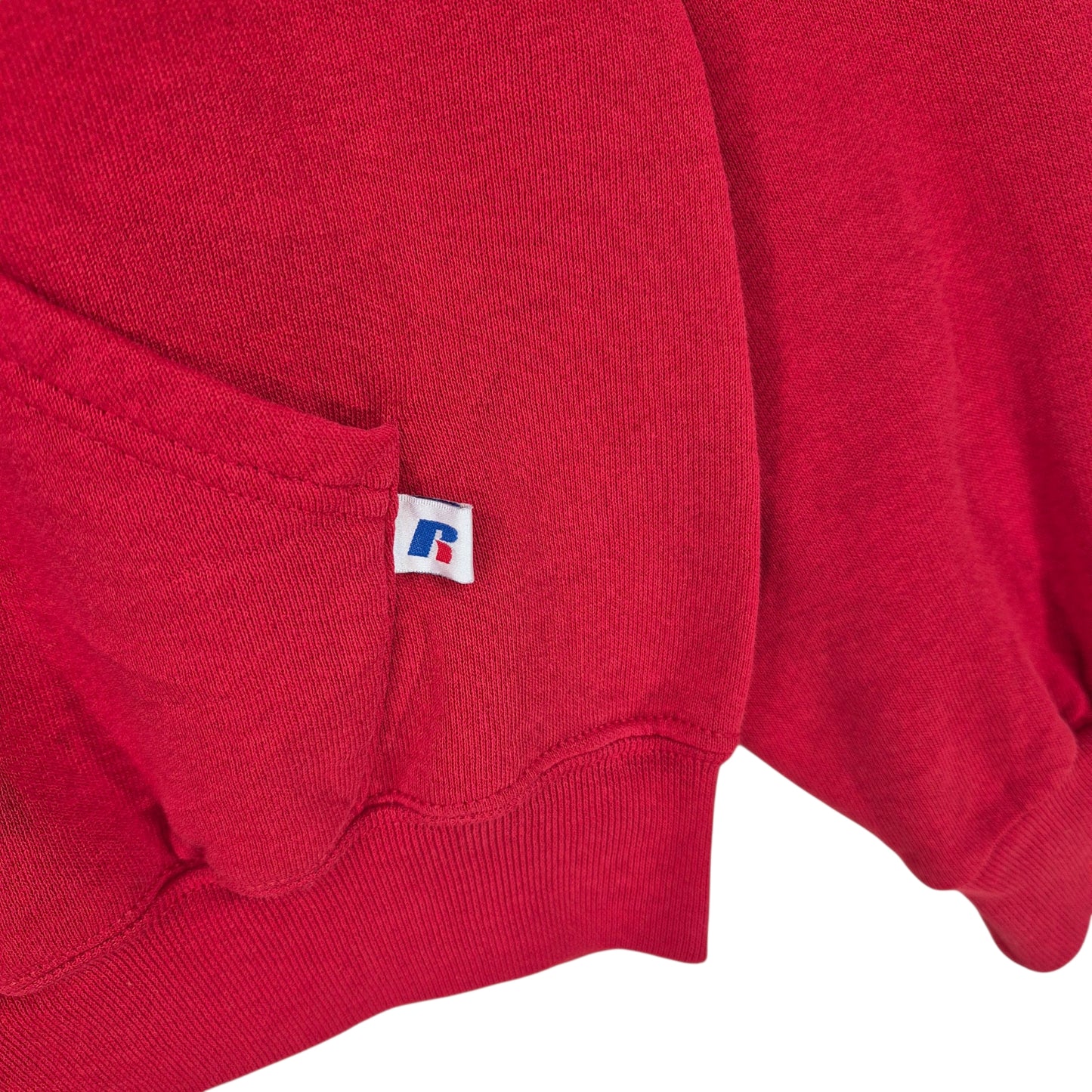 Vintage Russell Athletic 90's Red Field Hockey Hoodie Size M