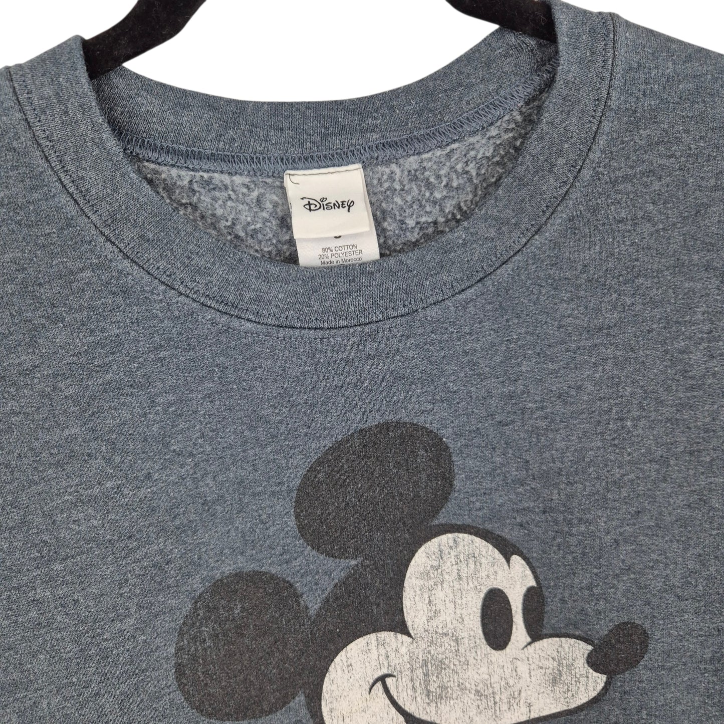 Disney Mickey Mouse Dark Grey Crewneck Sweater Size S