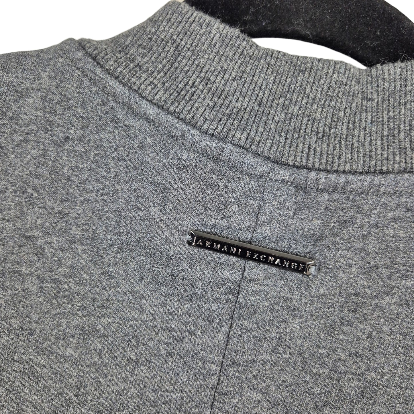 Armani Exchange Dark Grey Zip Sweater Size XL